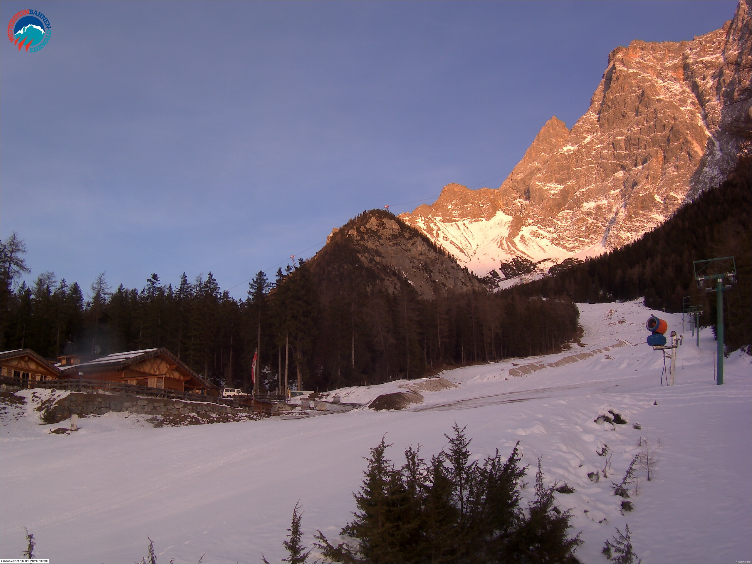 Archiv Foto Webcam Gamskarlift im Skigebiet Ehrwald