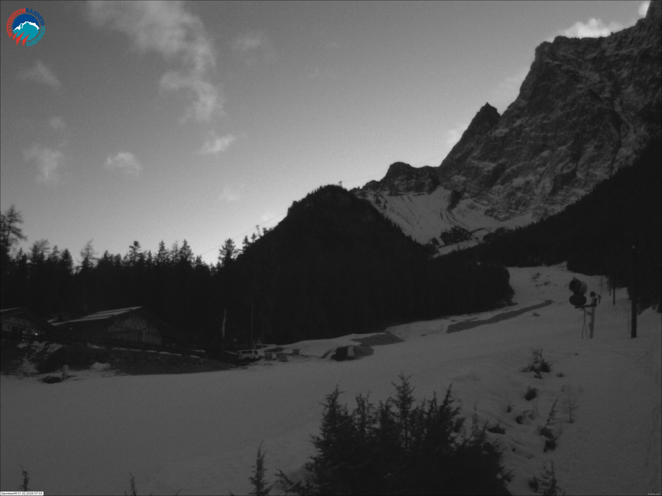Archiv Foto Webcam Gamskarlift im Skigebiet Ehrwald
