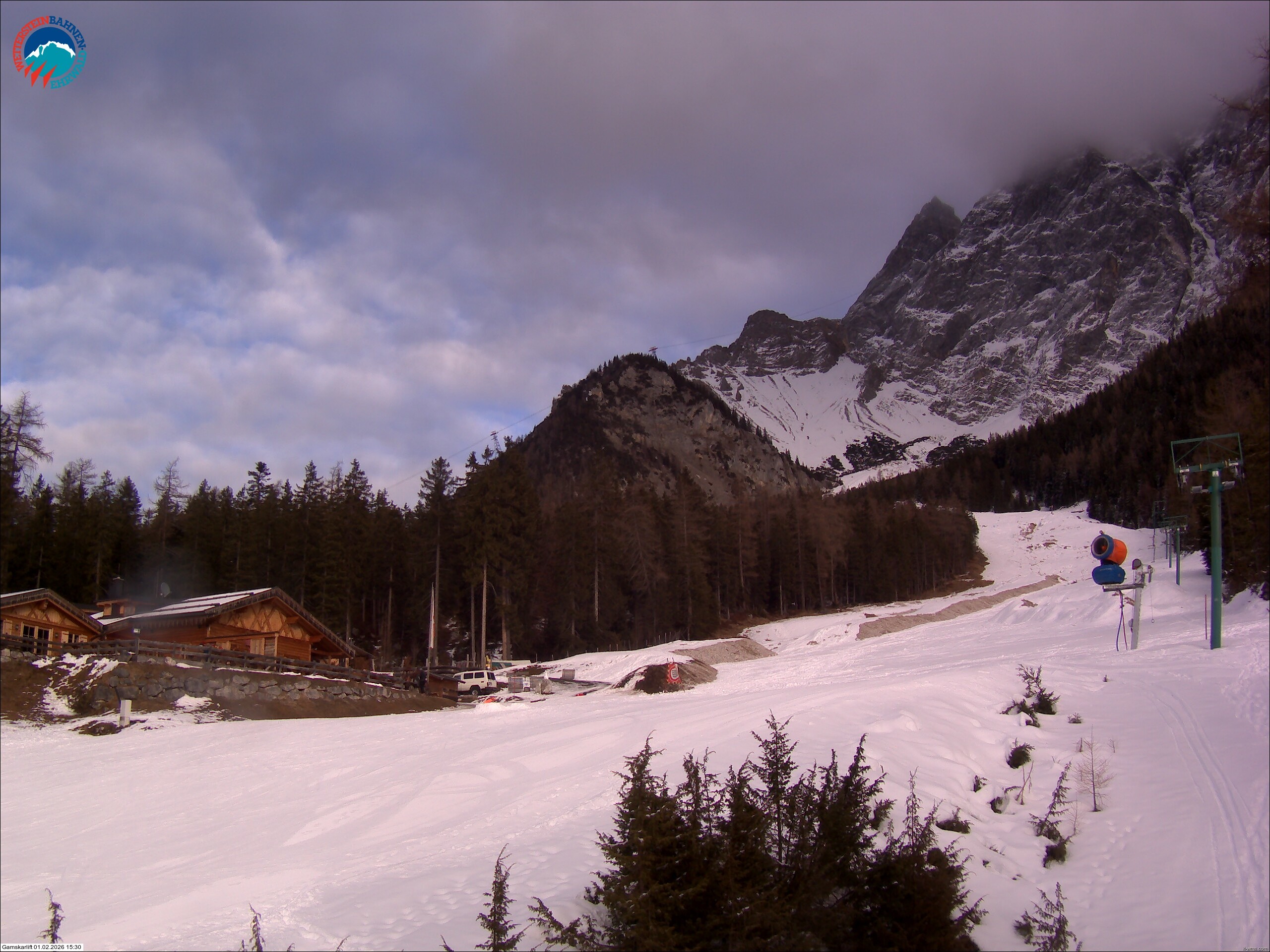 Archiv Foto Webcam Gamskarlift im Skigebiet Ehrwald