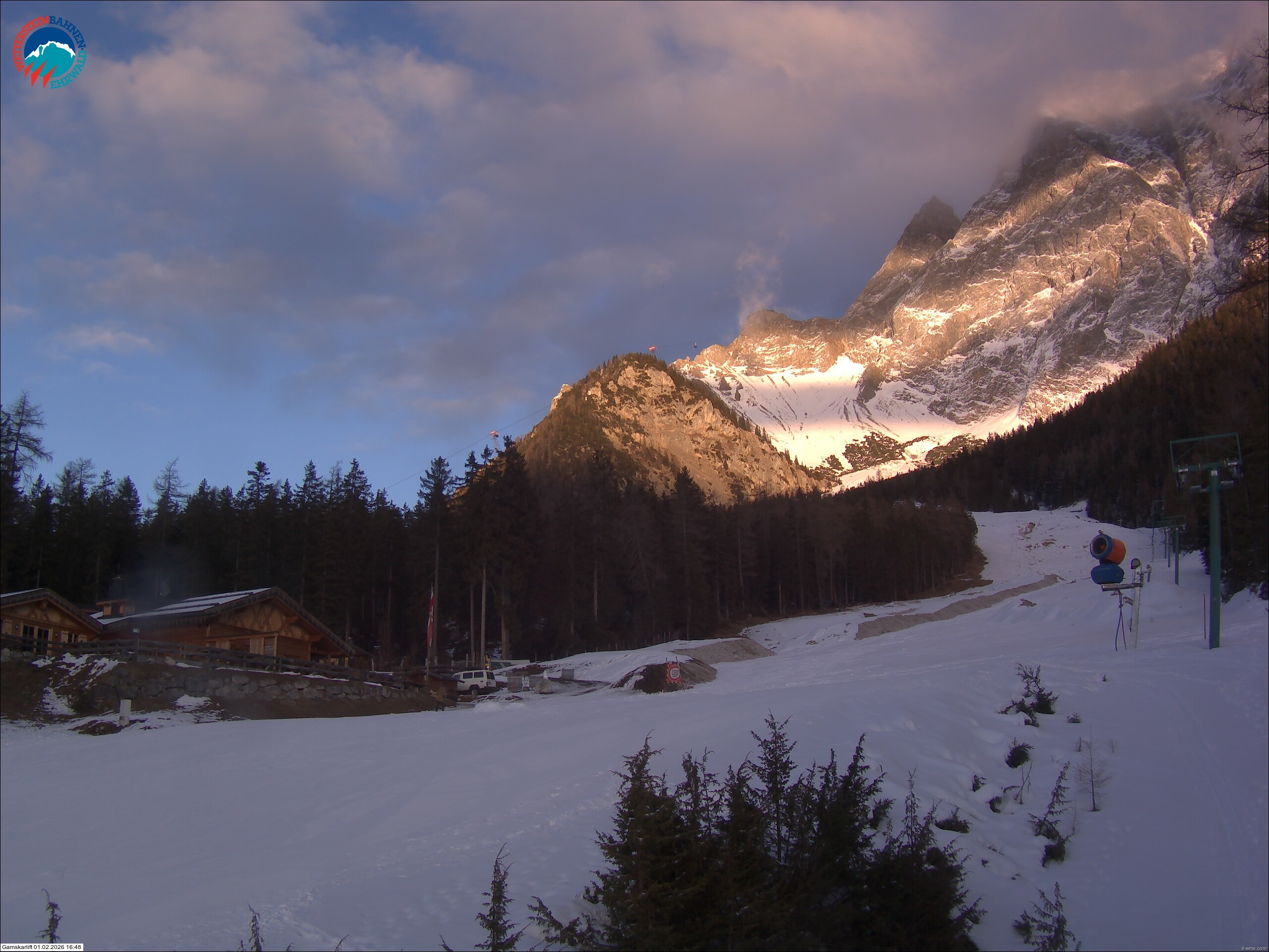Archiv Foto Webcam Gamskarlift im Skigebiet Ehrwald