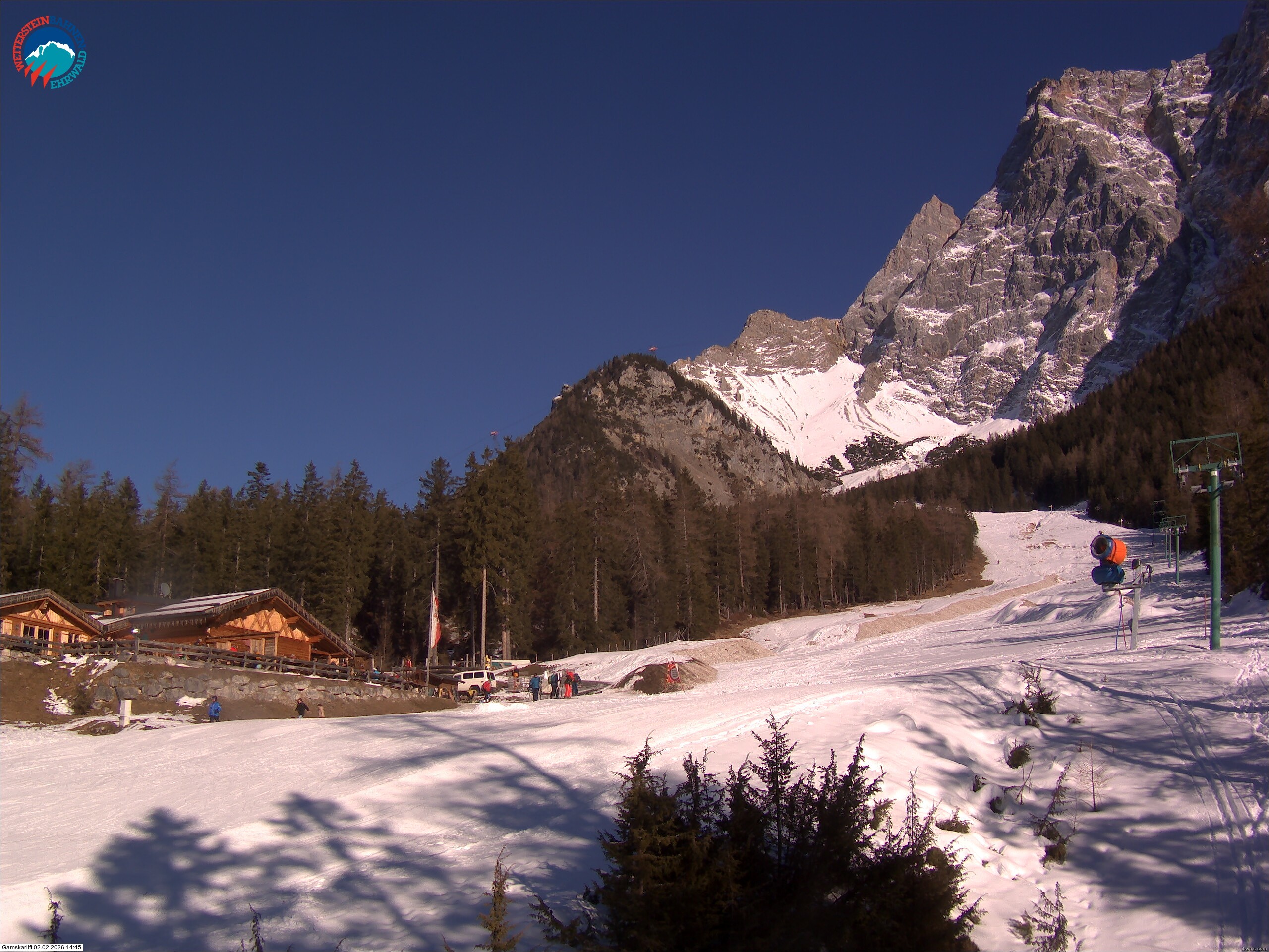Archiv Foto Webcam Gamskarlift im Skigebiet Ehrwald