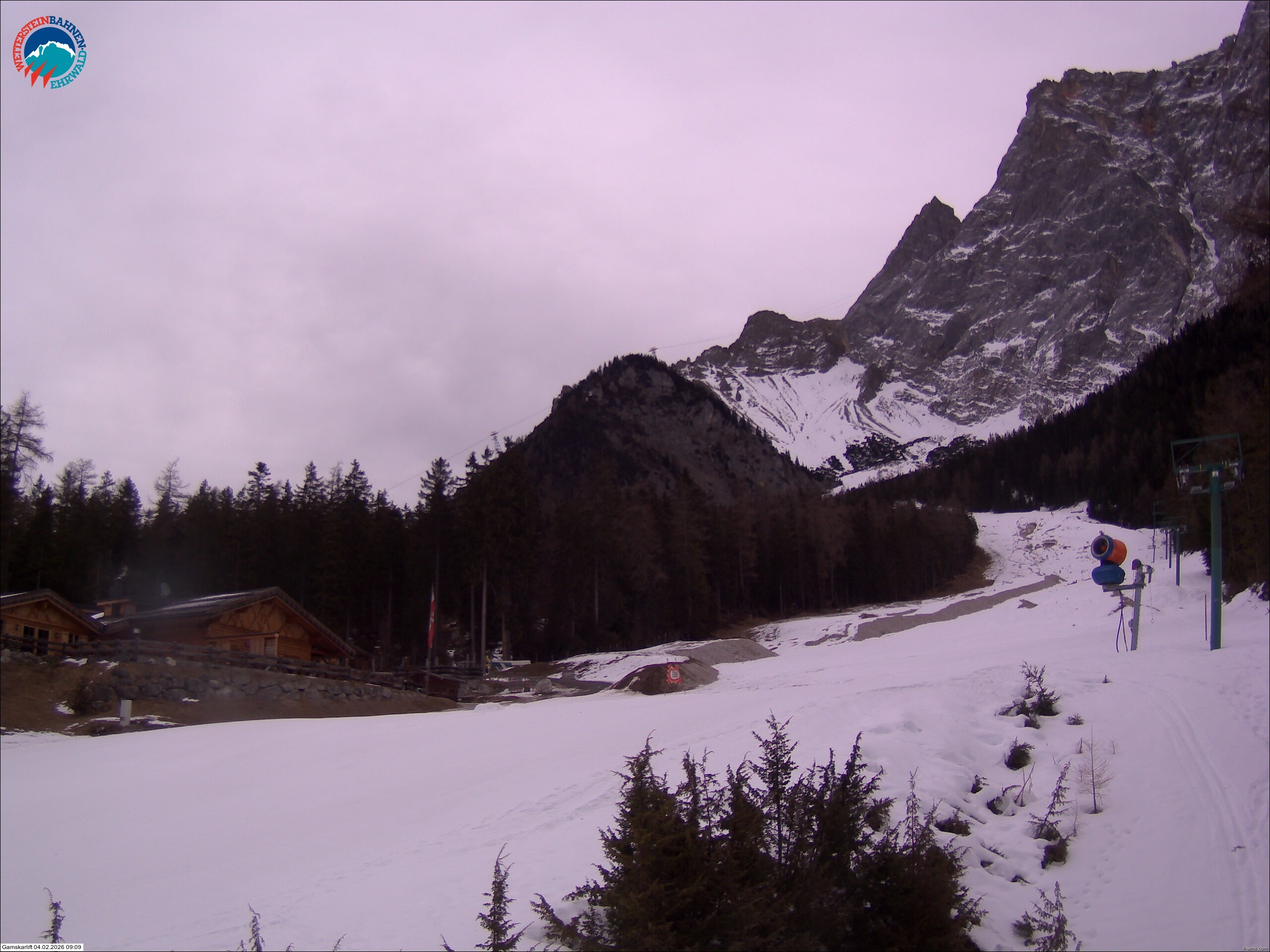 Archiv Foto Webcam Gamskarlift im Skigebiet Ehrwald