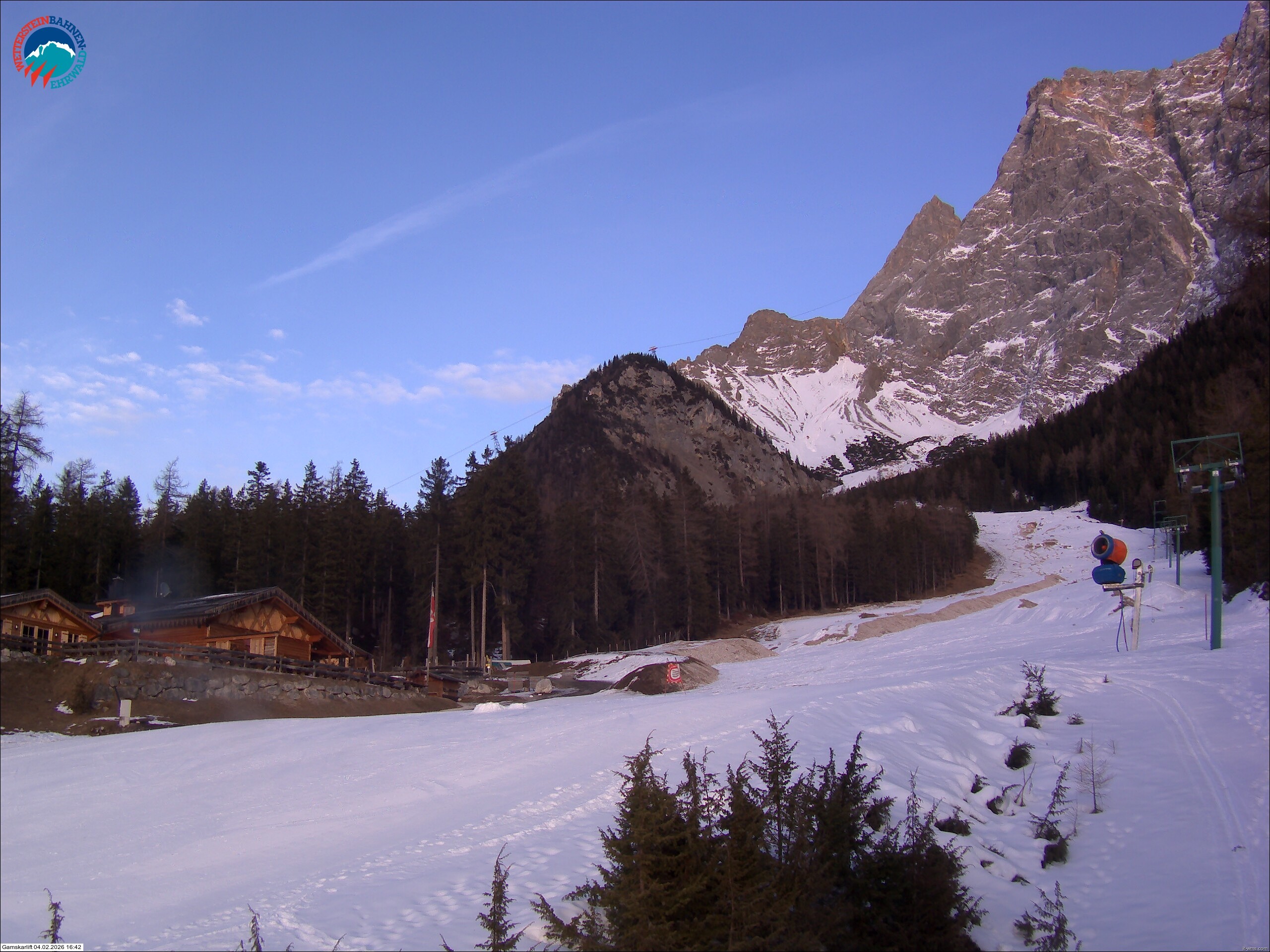 Archiv Foto Webcam Gamskarlift im Skigebiet Ehrwald