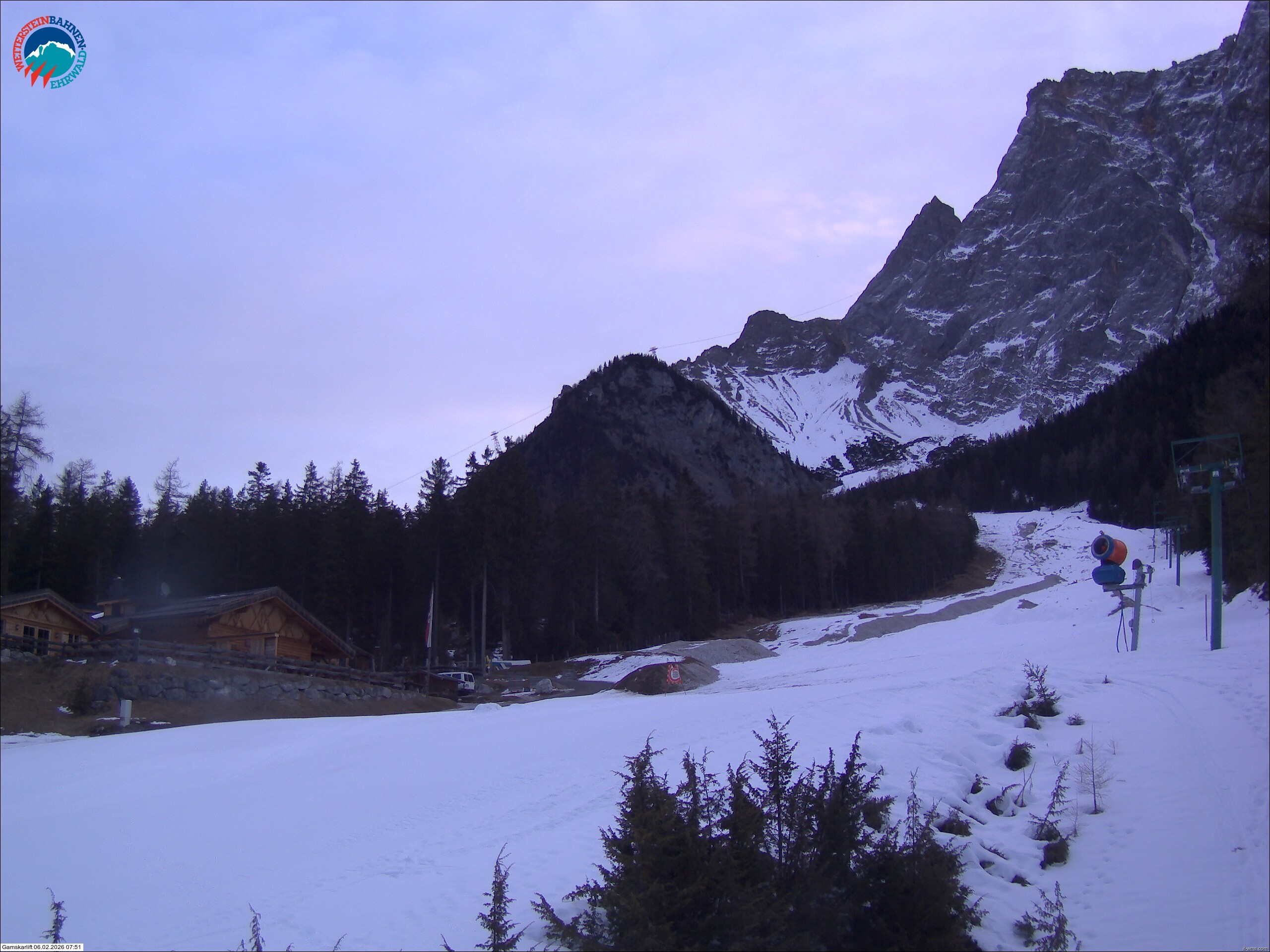 Archiv Foto Webcam Gamskarlift im Skigebiet Ehrwald