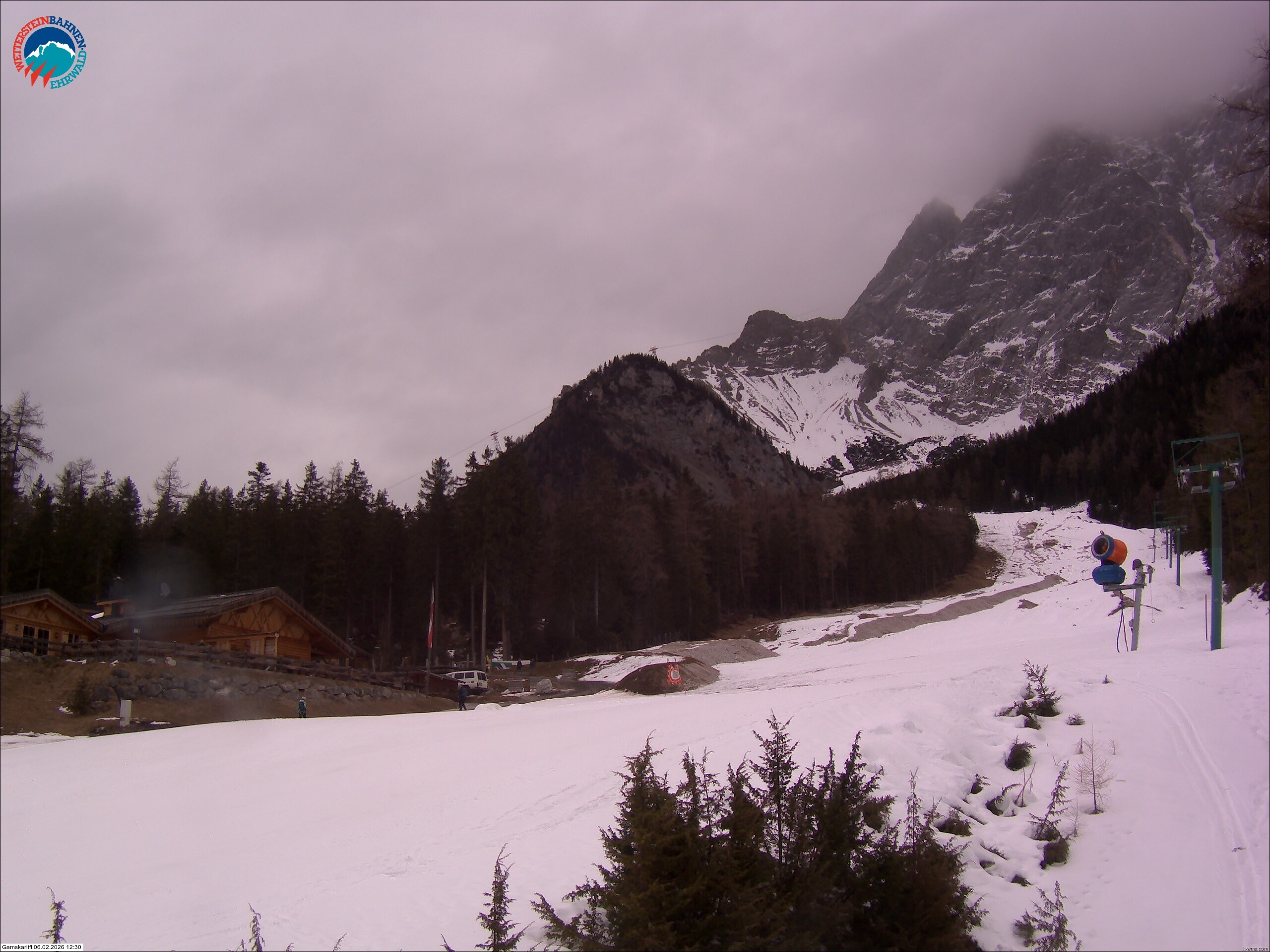 Archiv Foto Webcam Gamskarlift im Skigebiet Ehrwald
