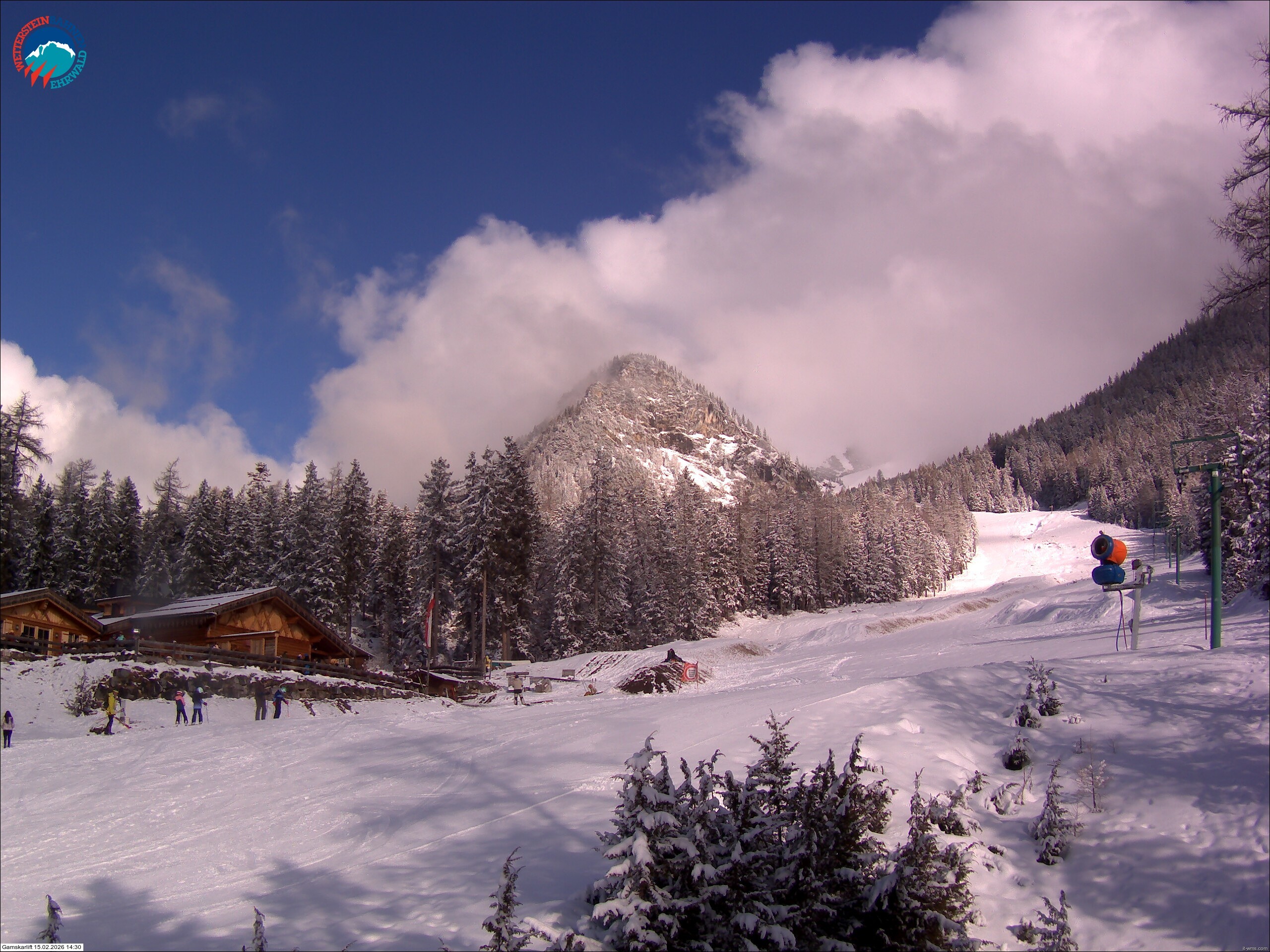 Archiv Foto Webcam Gamskarlift im Skigebiet Ehrwald