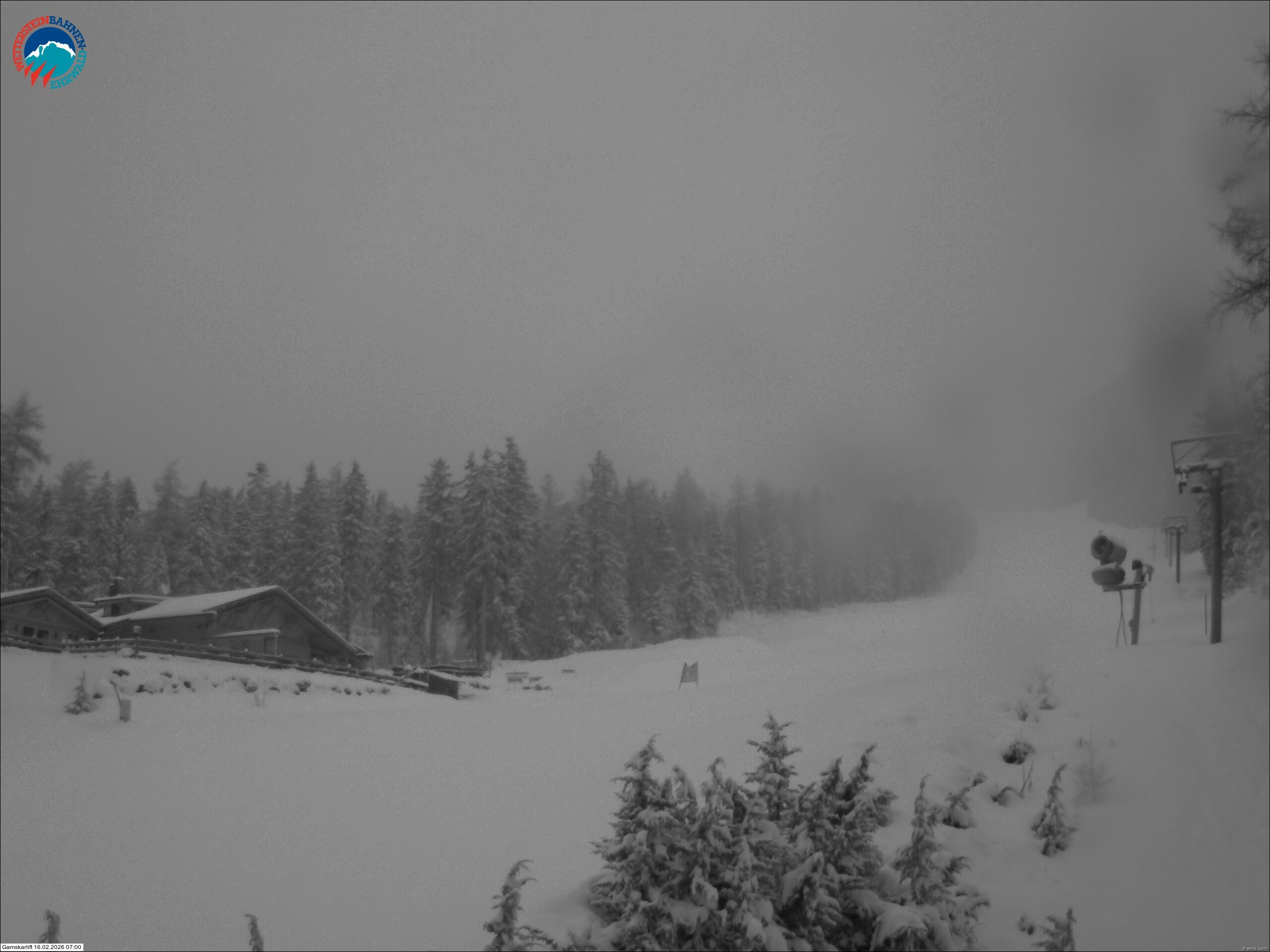 Archiv Foto Webcam Gamskarlift im Skigebiet Ehrwald