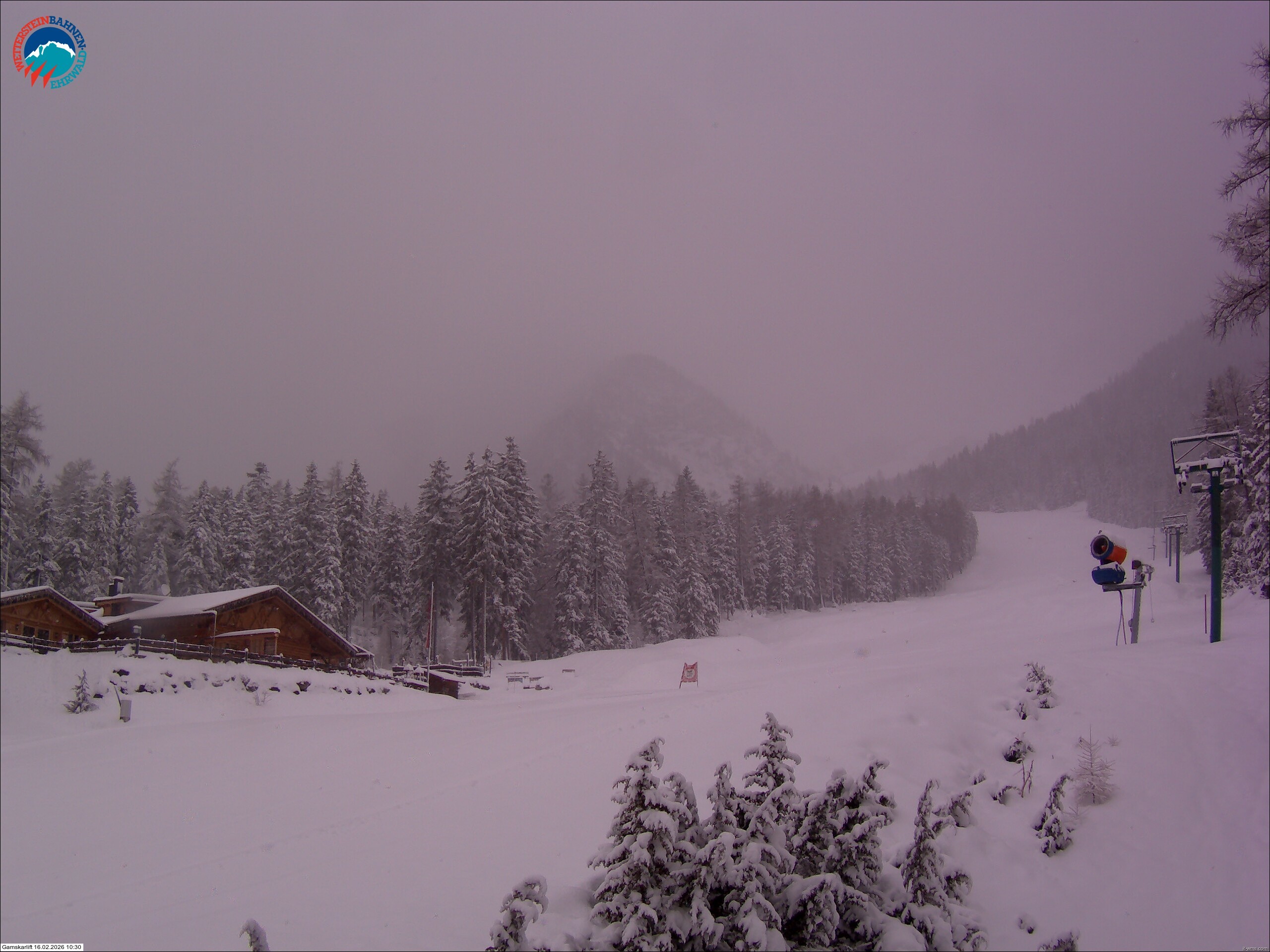 Archiv Foto Webcam Gamskarlift im Skigebiet Ehrwald