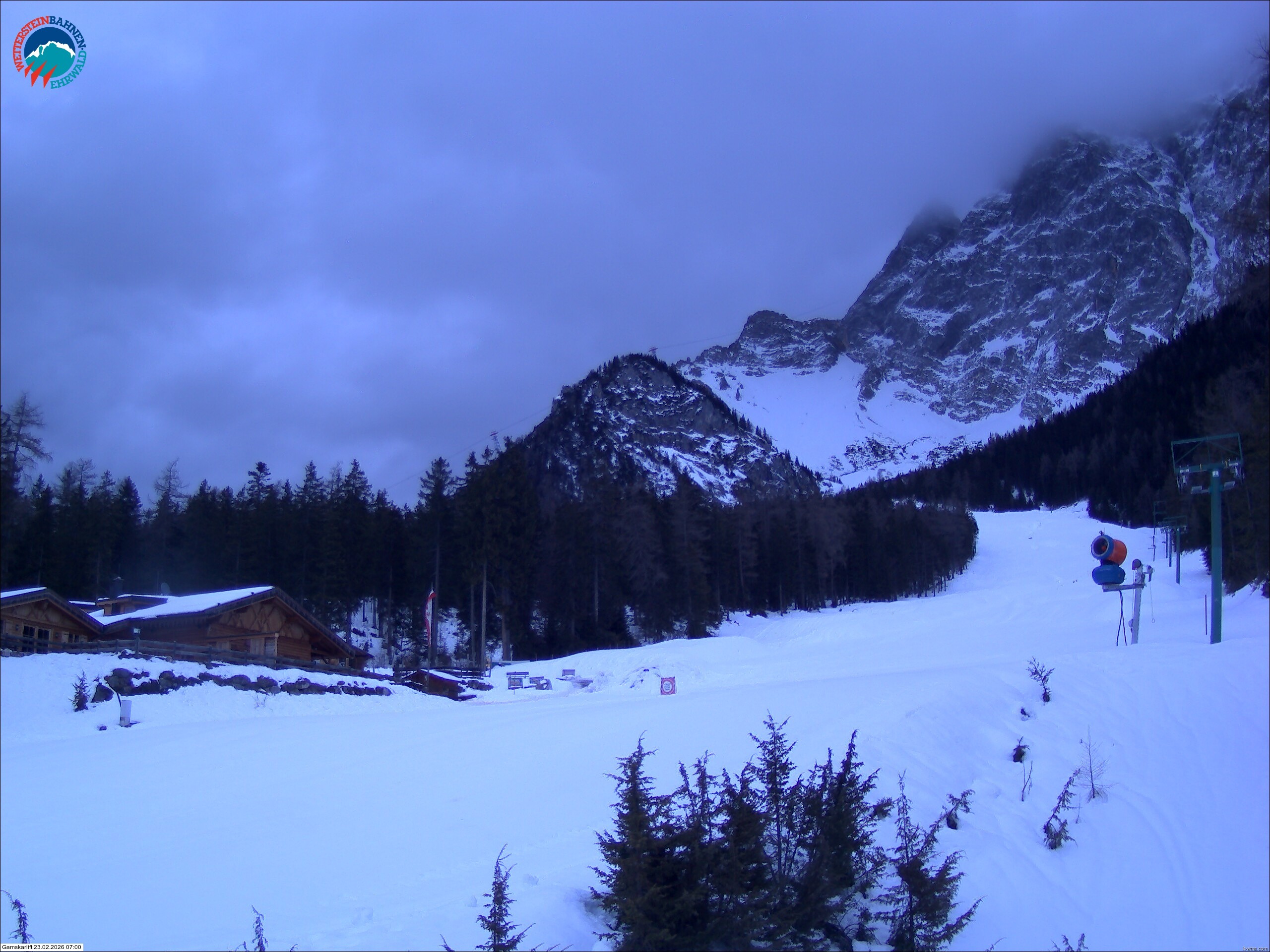 Archiv Foto Webcam Gamskarlift im Skigebiet Ehrwald