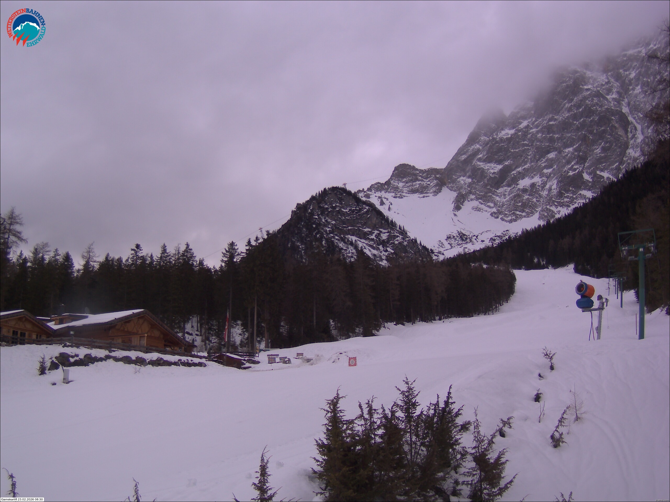 Archiv Foto Webcam Gamskarlift im Skigebiet Ehrwald