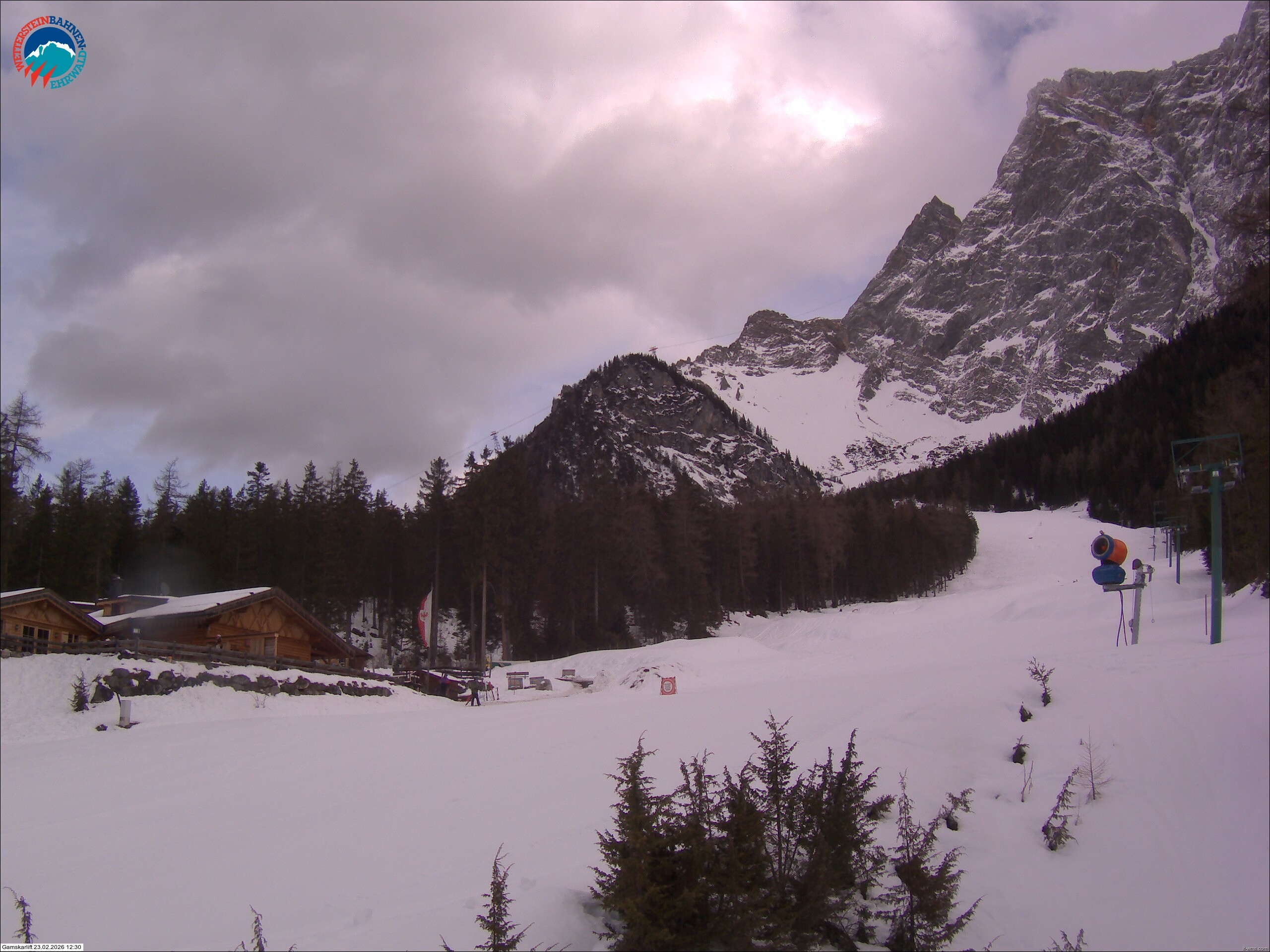 Archiv Foto Webcam Gamskarlift im Skigebiet Ehrwald