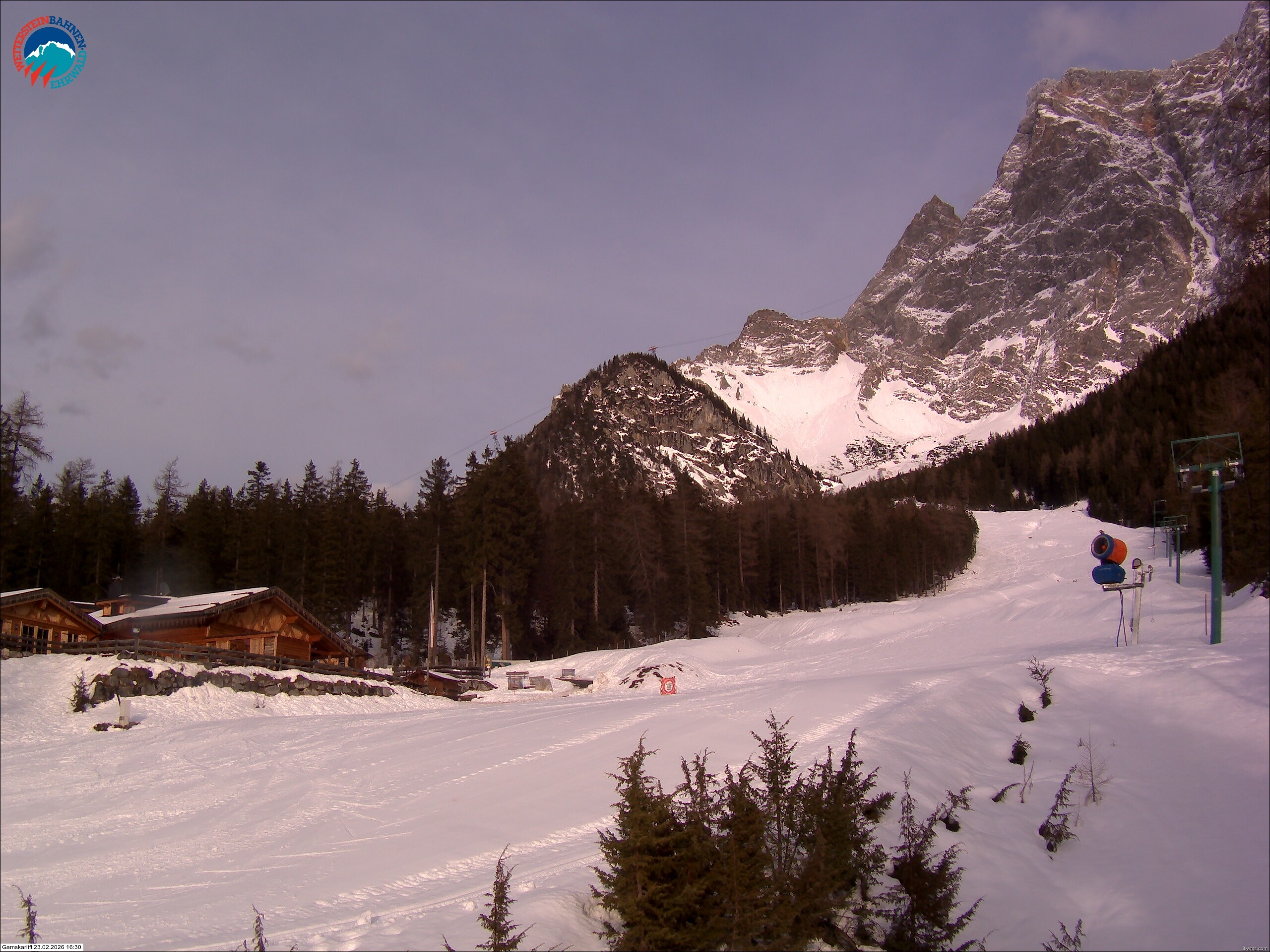 Archiv Foto Webcam Gamskarlift im Skigebiet Ehrwald