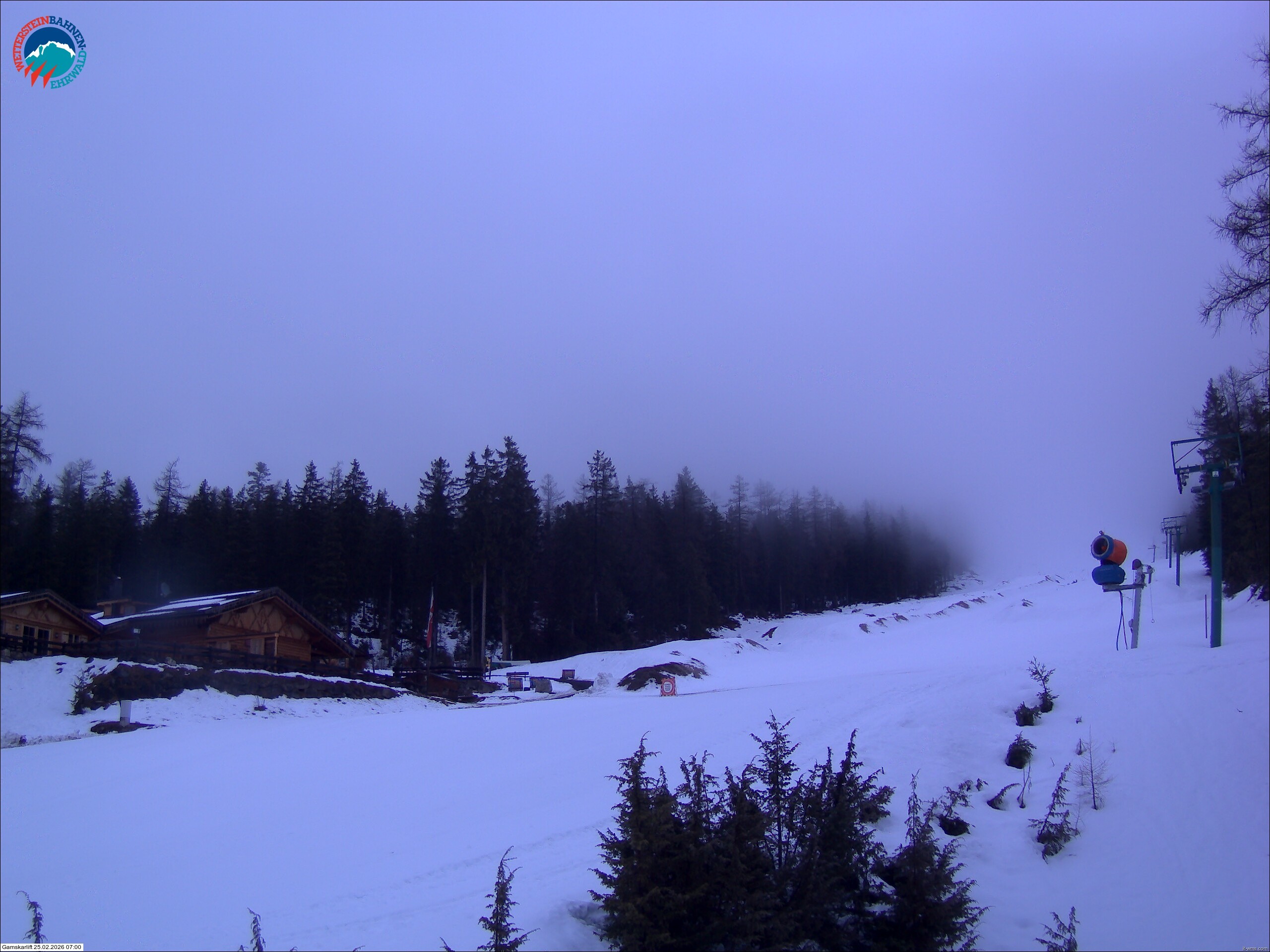 Archiv Foto Webcam Gamskarlift im Skigebiet Ehrwald