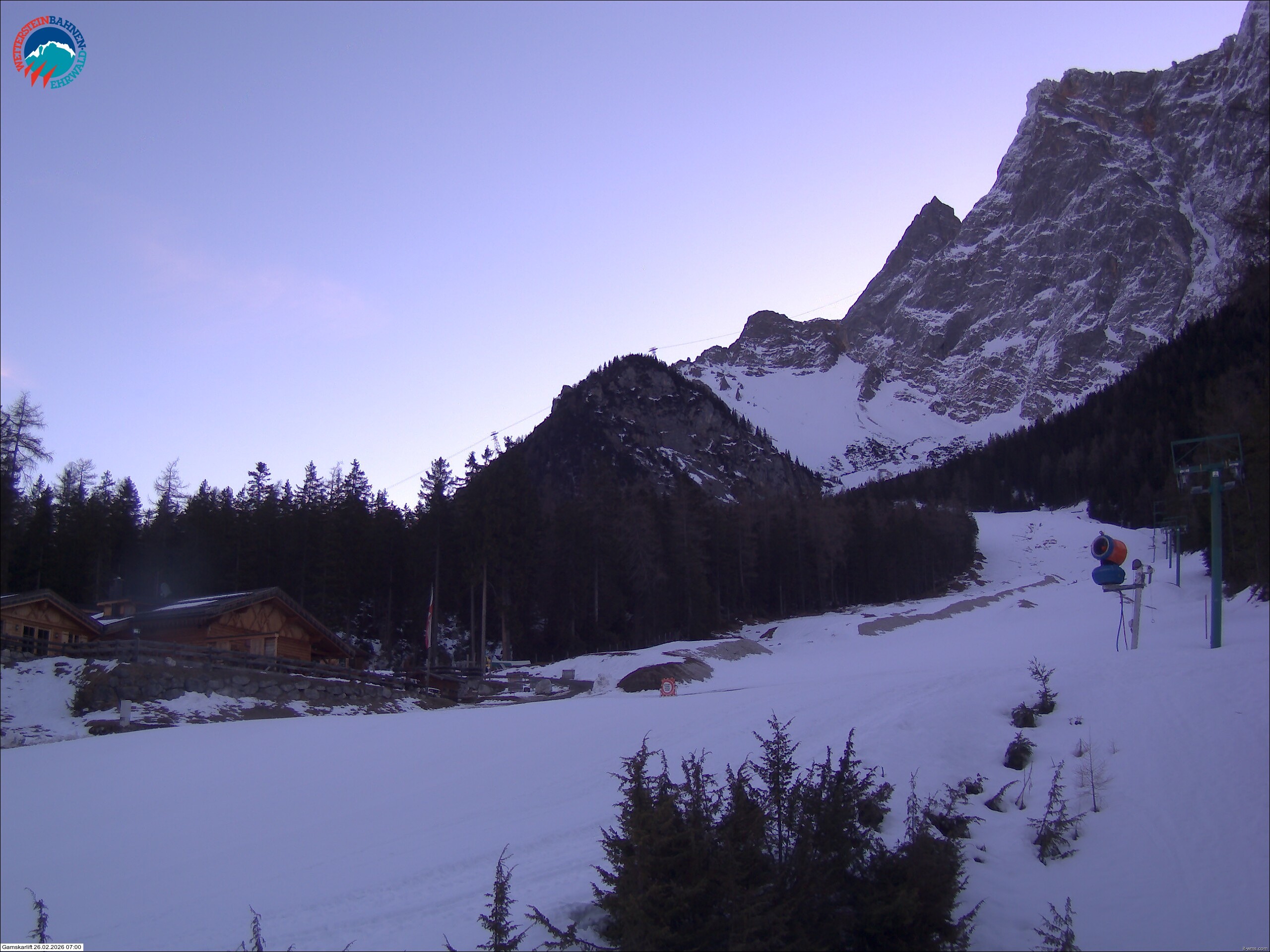 Archiv Foto Webcam Gamskarlift im Skigebiet Ehrwald