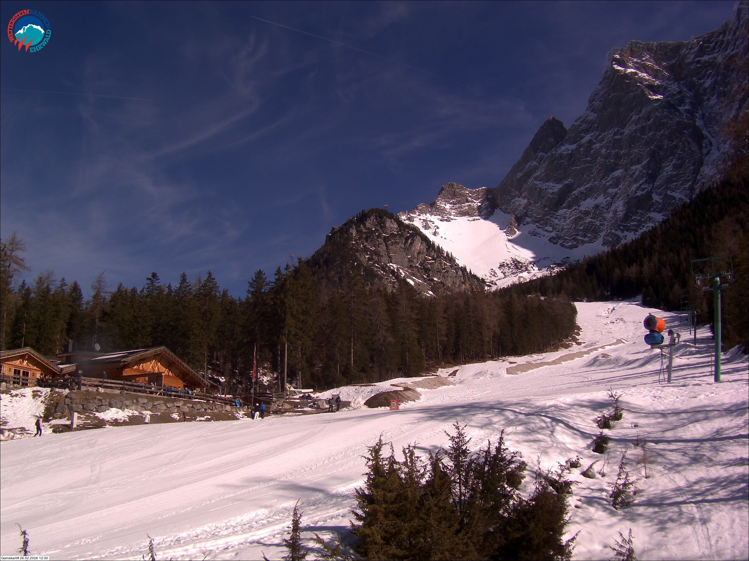 Archiv Foto Webcam Gamskarlift im Skigebiet Ehrwald