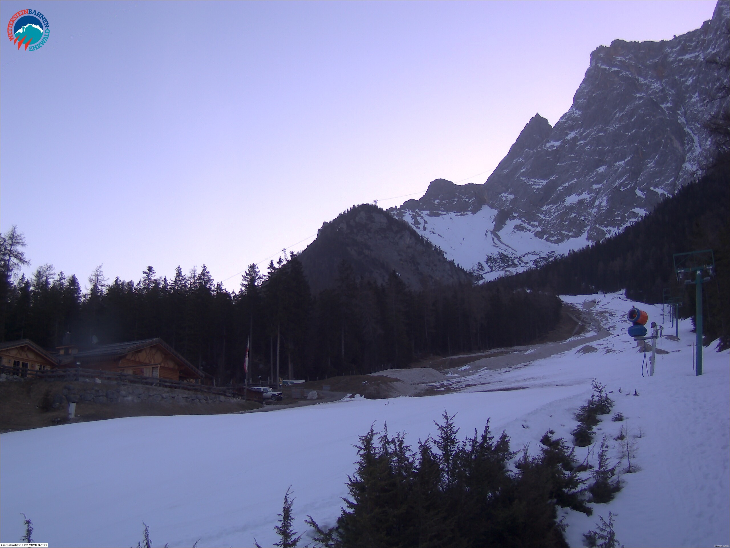Archiv Foto Webcam Gamskarlift im Skigebiet Ehrwald