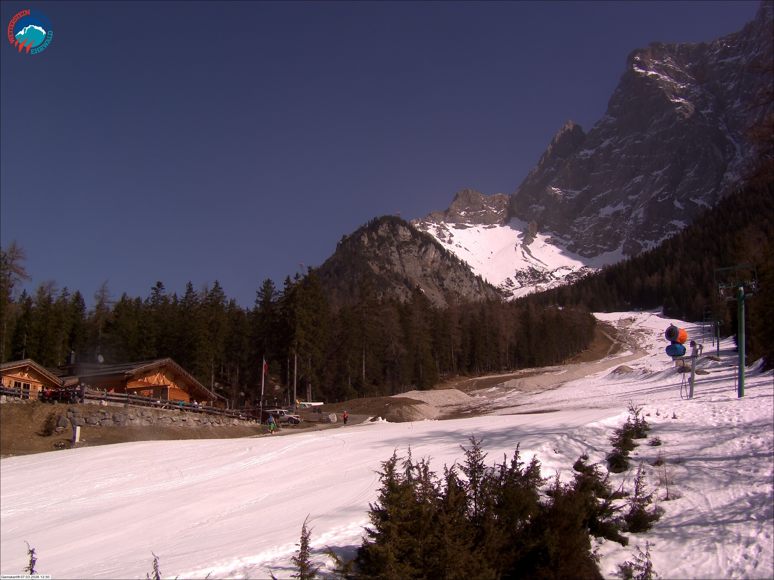 Archiv Foto Webcam Gamskarlift im Skigebiet Ehrwald