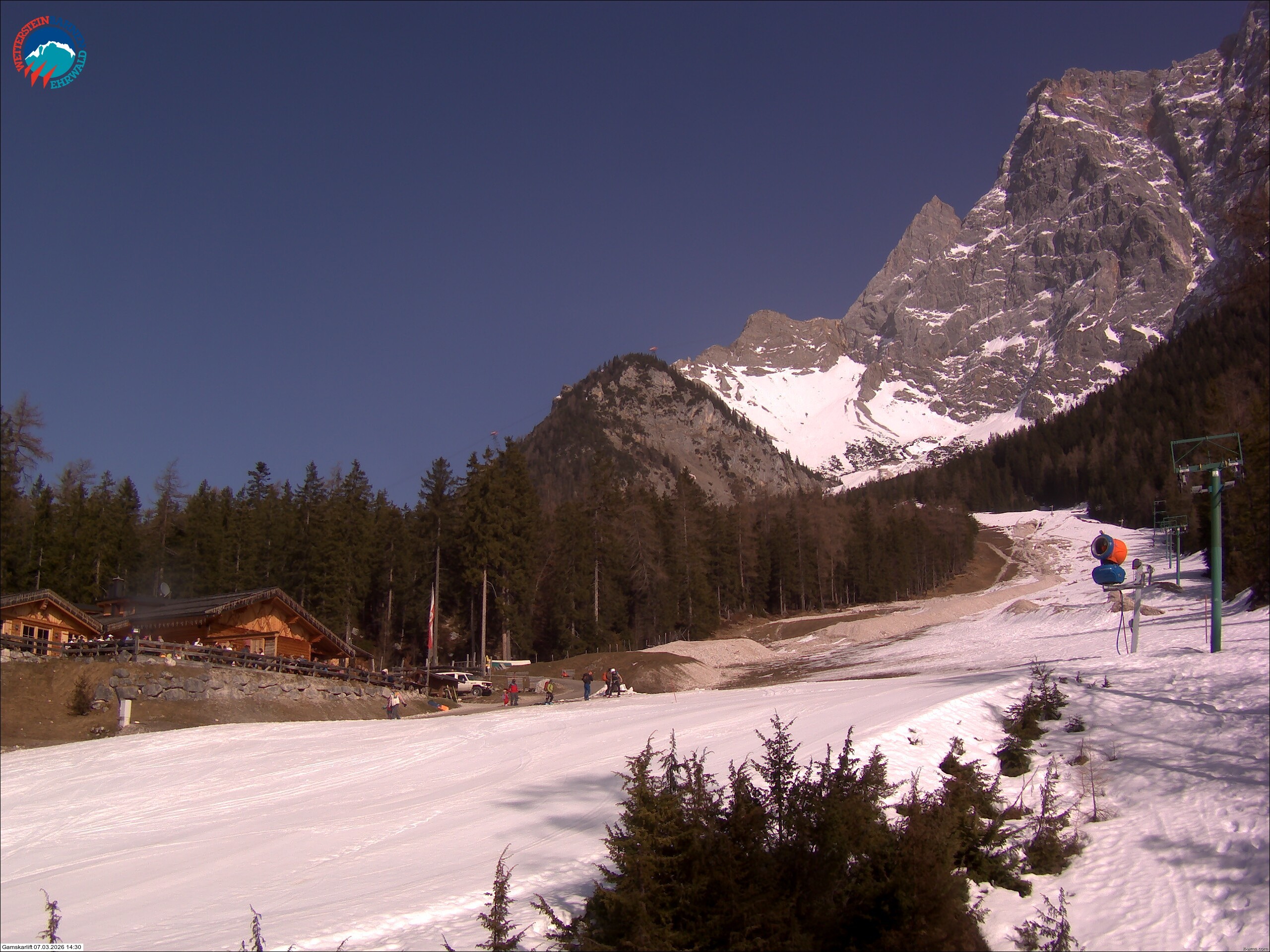 Archiv Foto Webcam Gamskarlift im Skigebiet Ehrwald