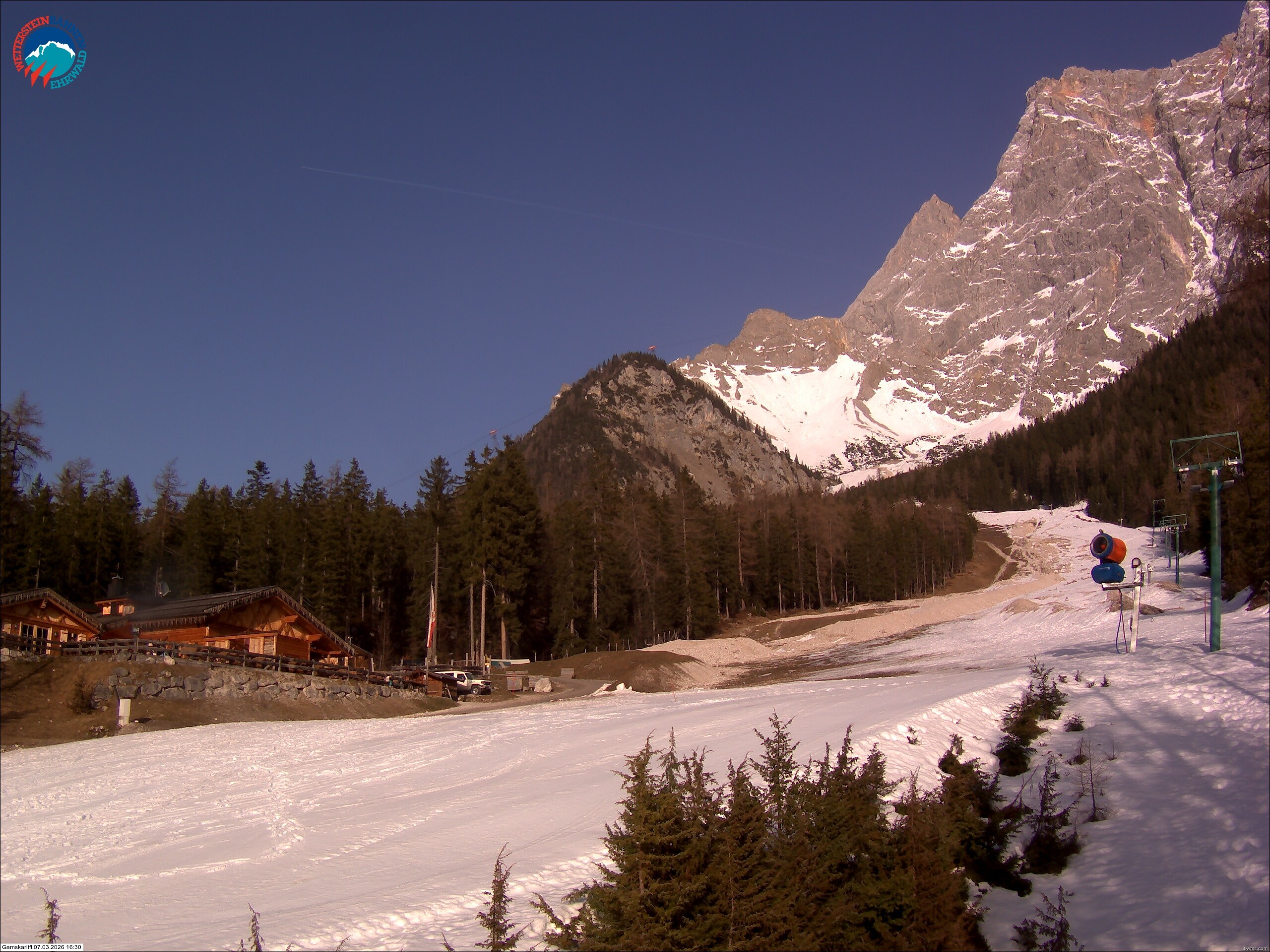 Archiv Foto Webcam Gamskarlift im Skigebiet Ehrwald