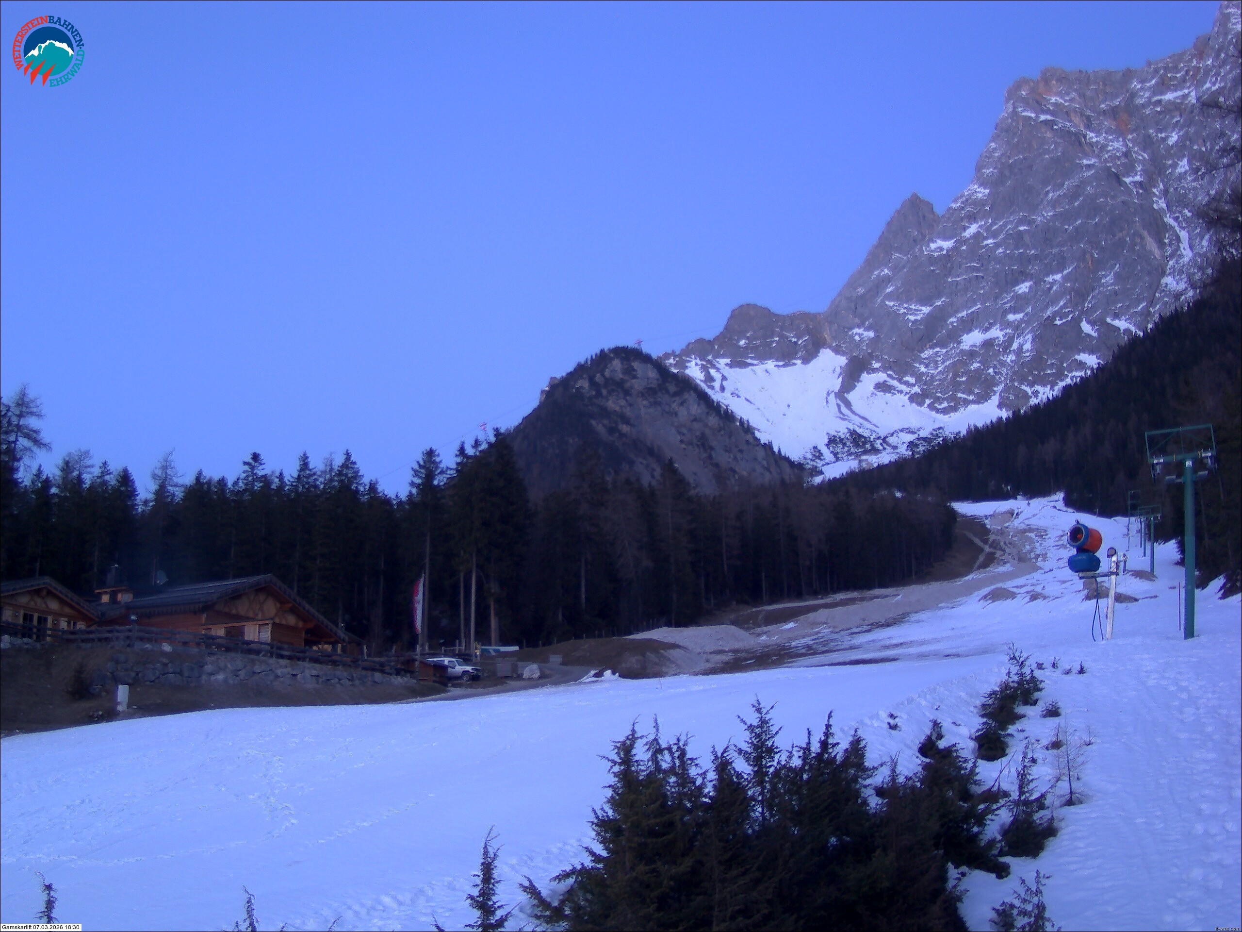 Archiv Foto Webcam Gamskarlift im Skigebiet Ehrwald