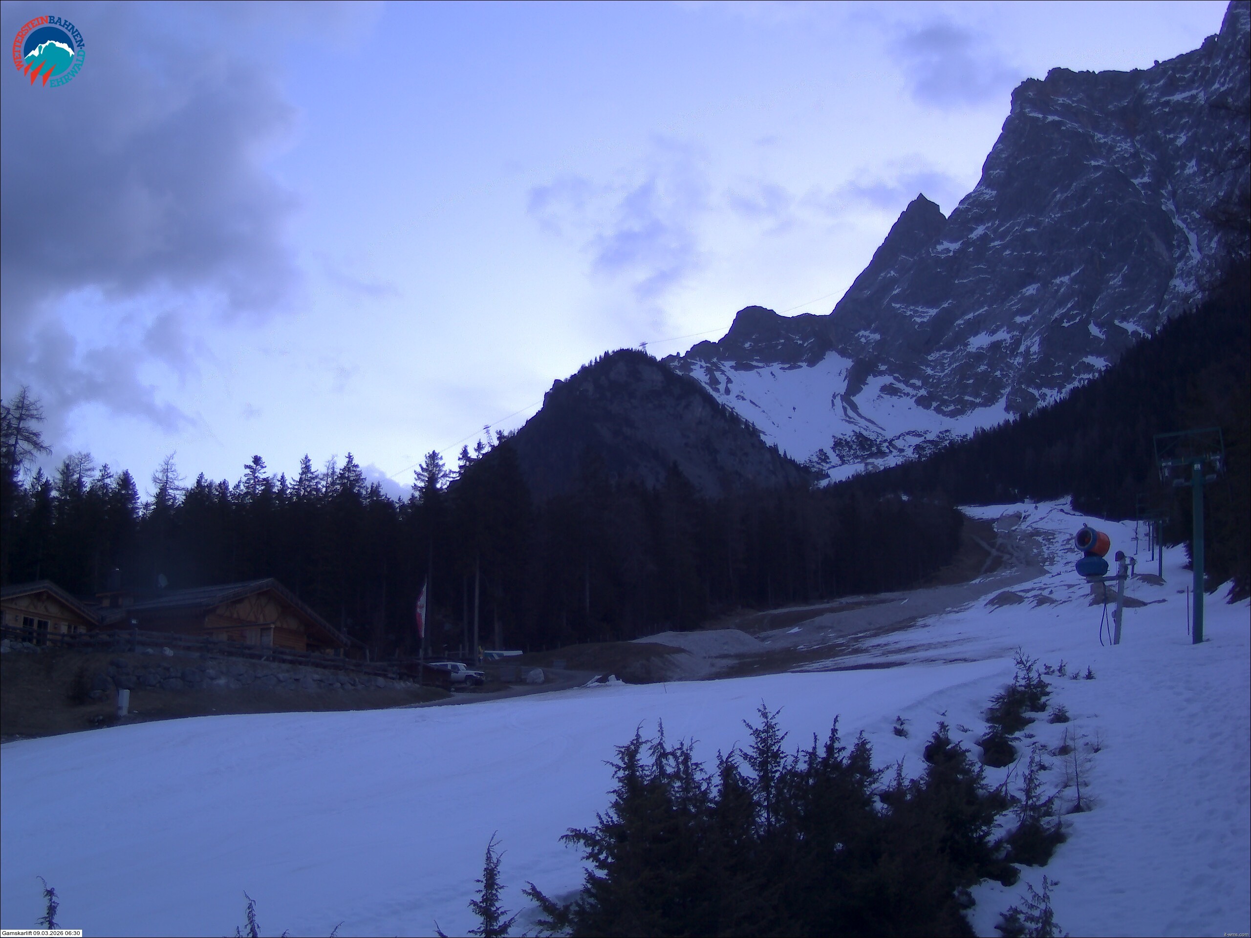 Archiv Foto Webcam Gamskarlift im Skigebiet Ehrwald