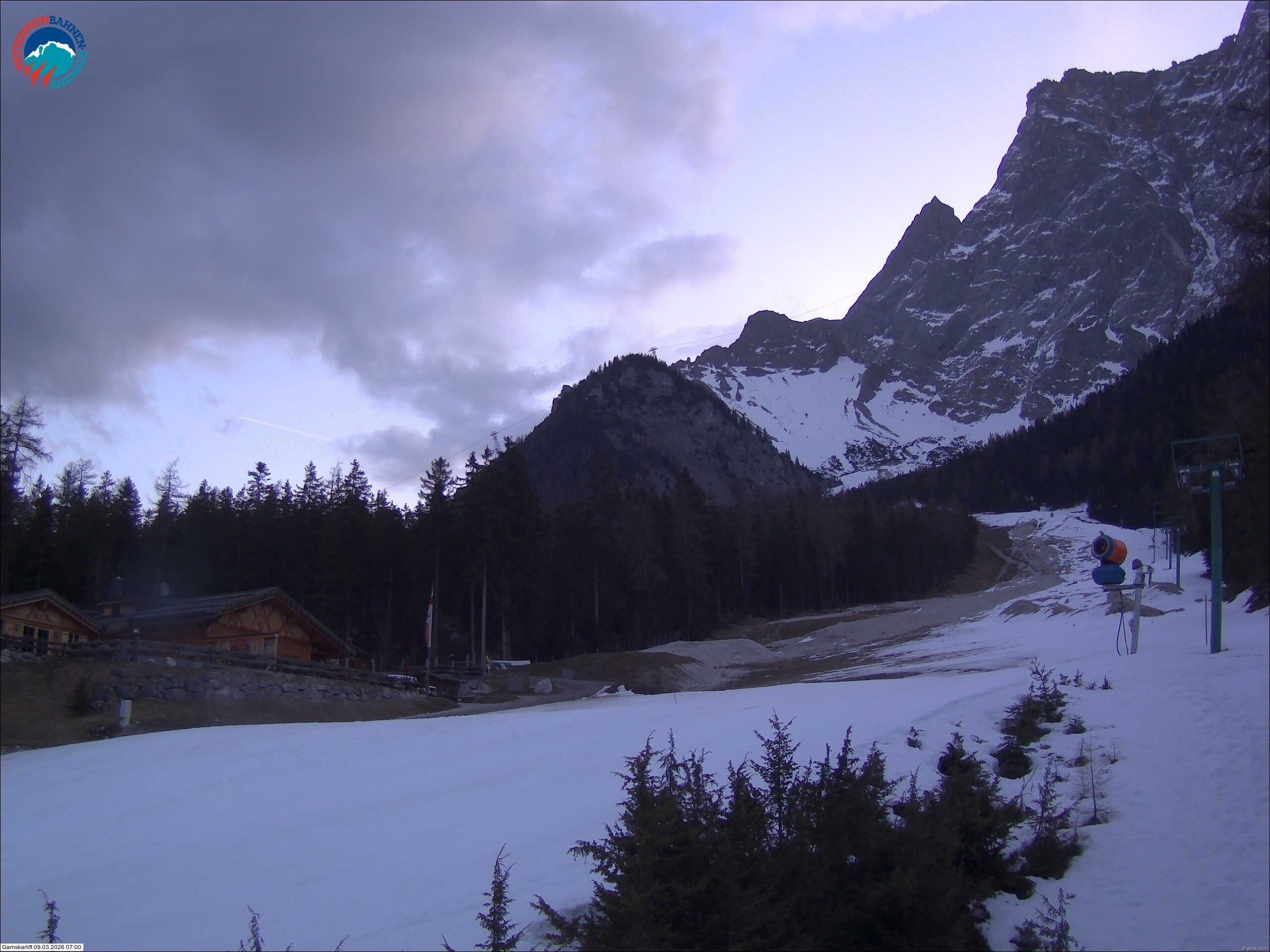 Archiv Foto Webcam Gamskarlift im Skigebiet Ehrwald