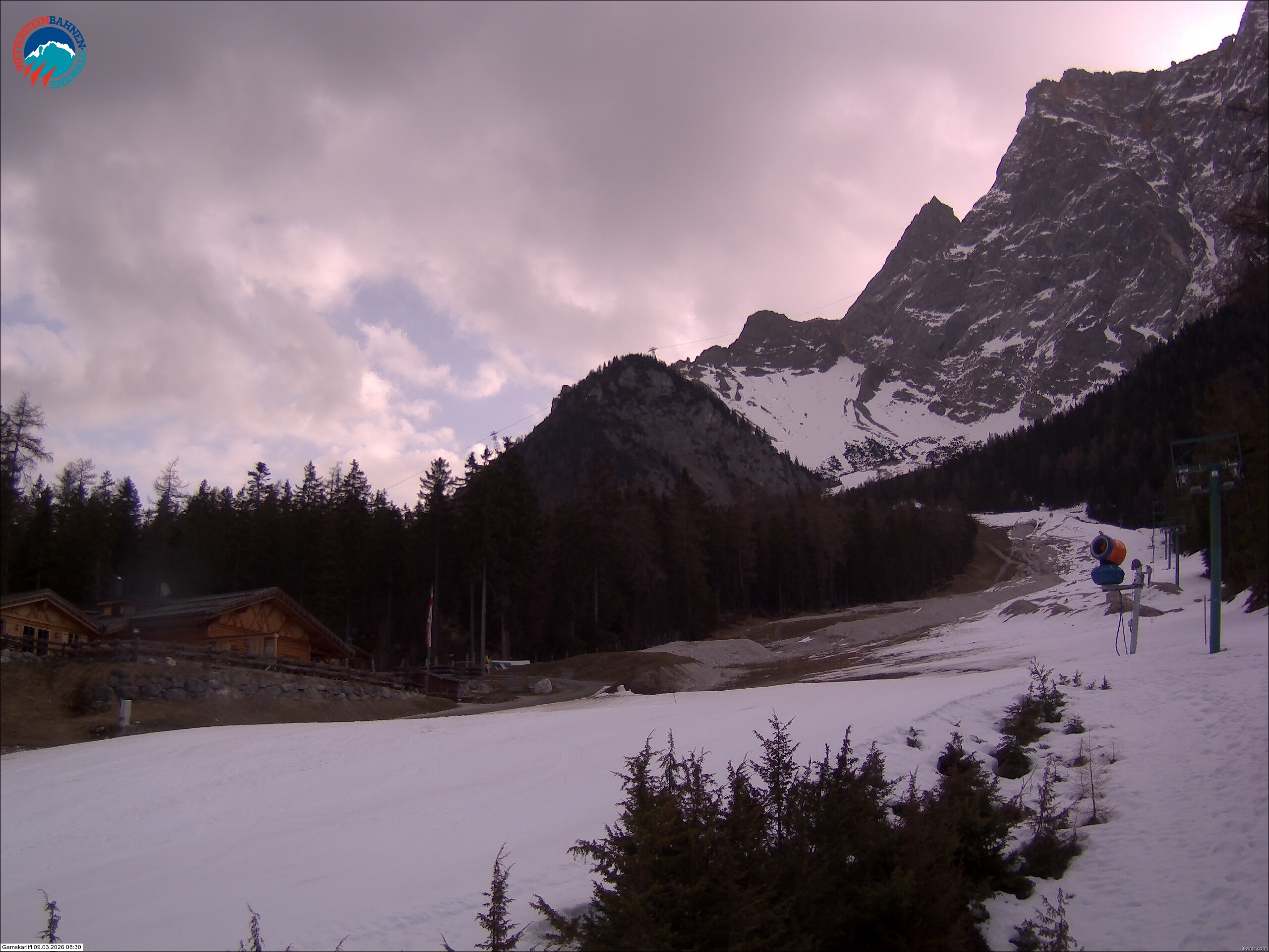Archiv Foto Webcam Gamskarlift im Skigebiet Ehrwald