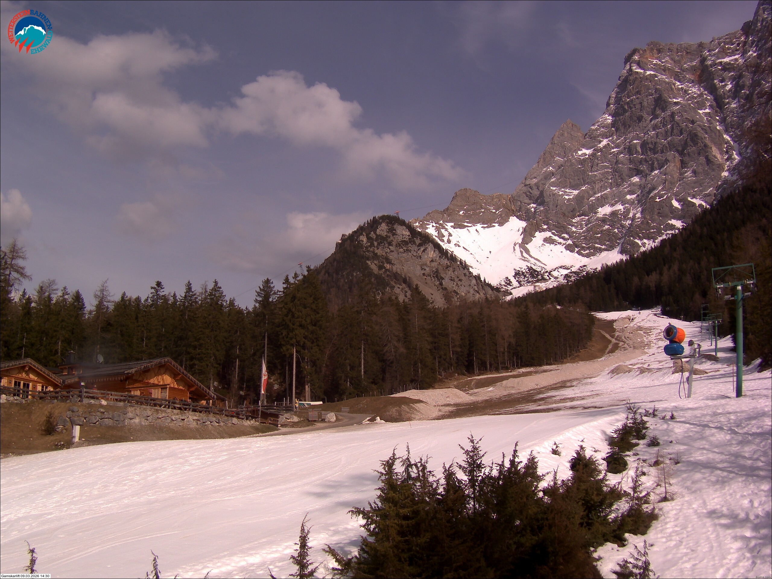Archiv Foto Webcam Gamskarlift im Skigebiet Ehrwald