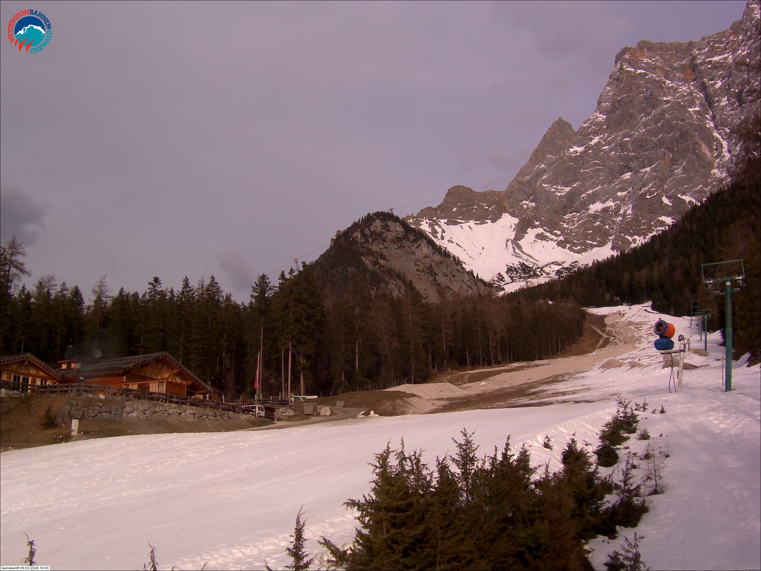 Archiv Foto Webcam Gamskarlift im Skigebiet Ehrwald