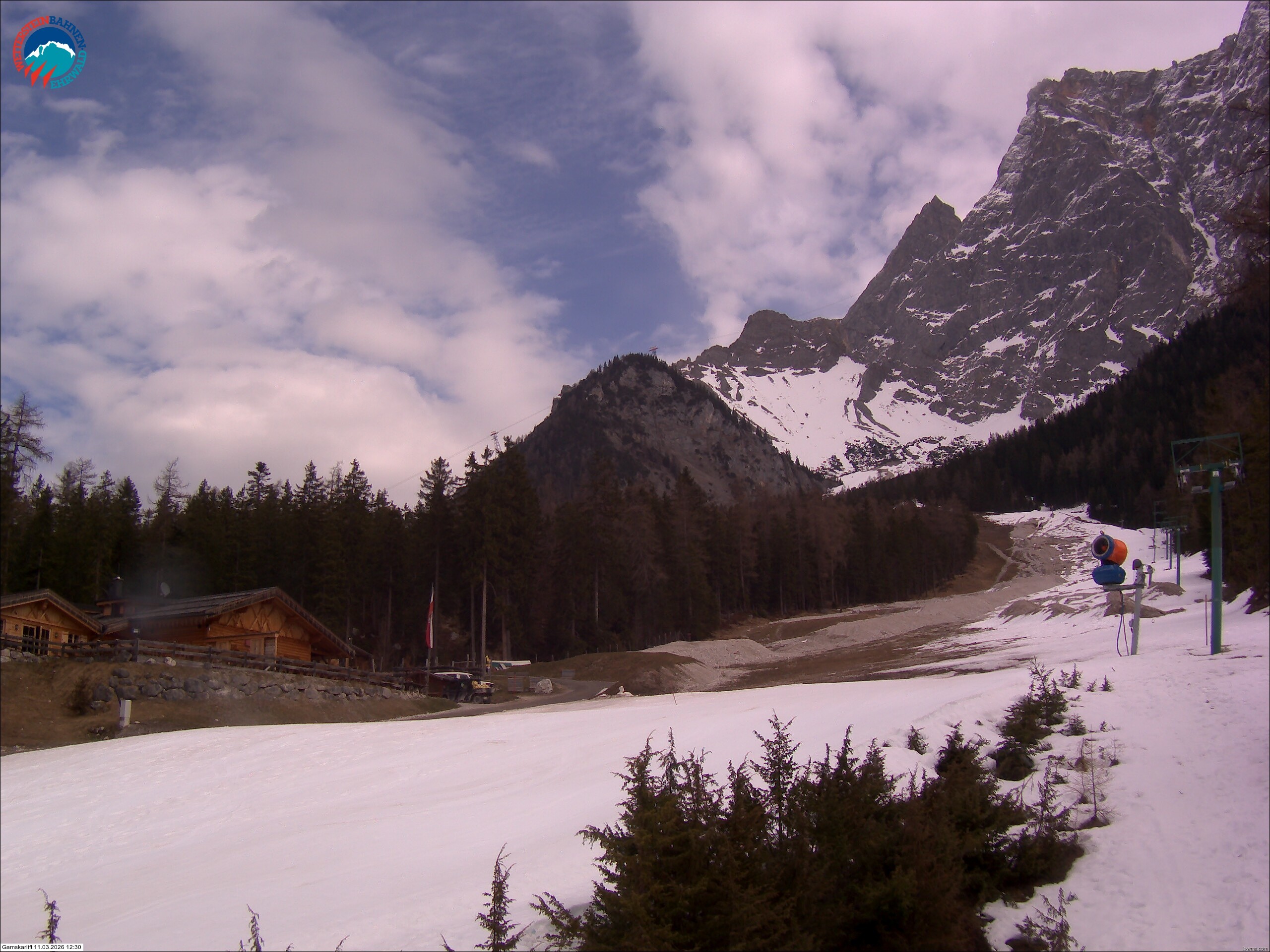 Archiv Foto Webcam Gamskarlift im Skigebiet Ehrwald
