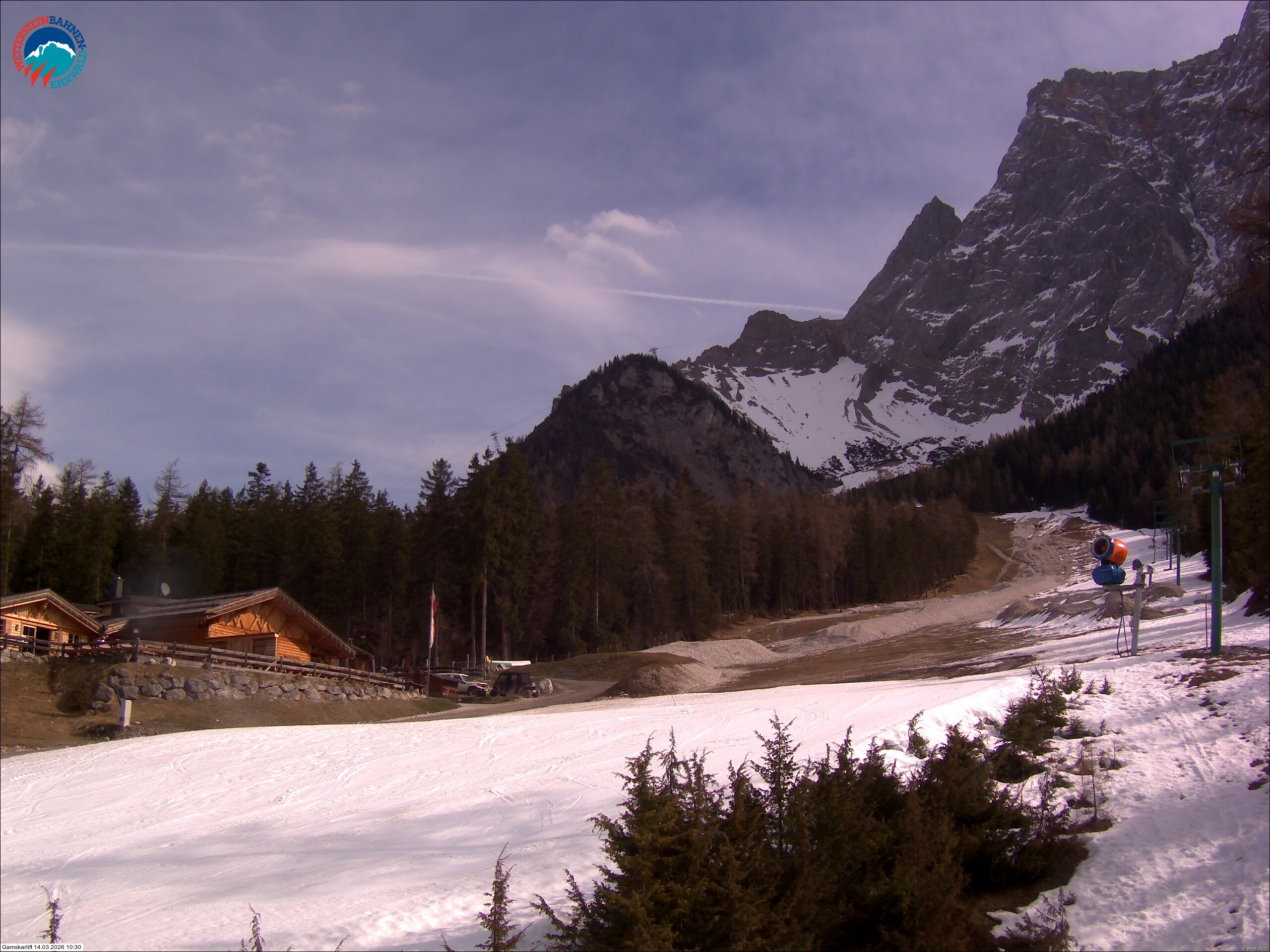 Archiv Foto Webcam Gamskarlift im Skigebiet Ehrwald