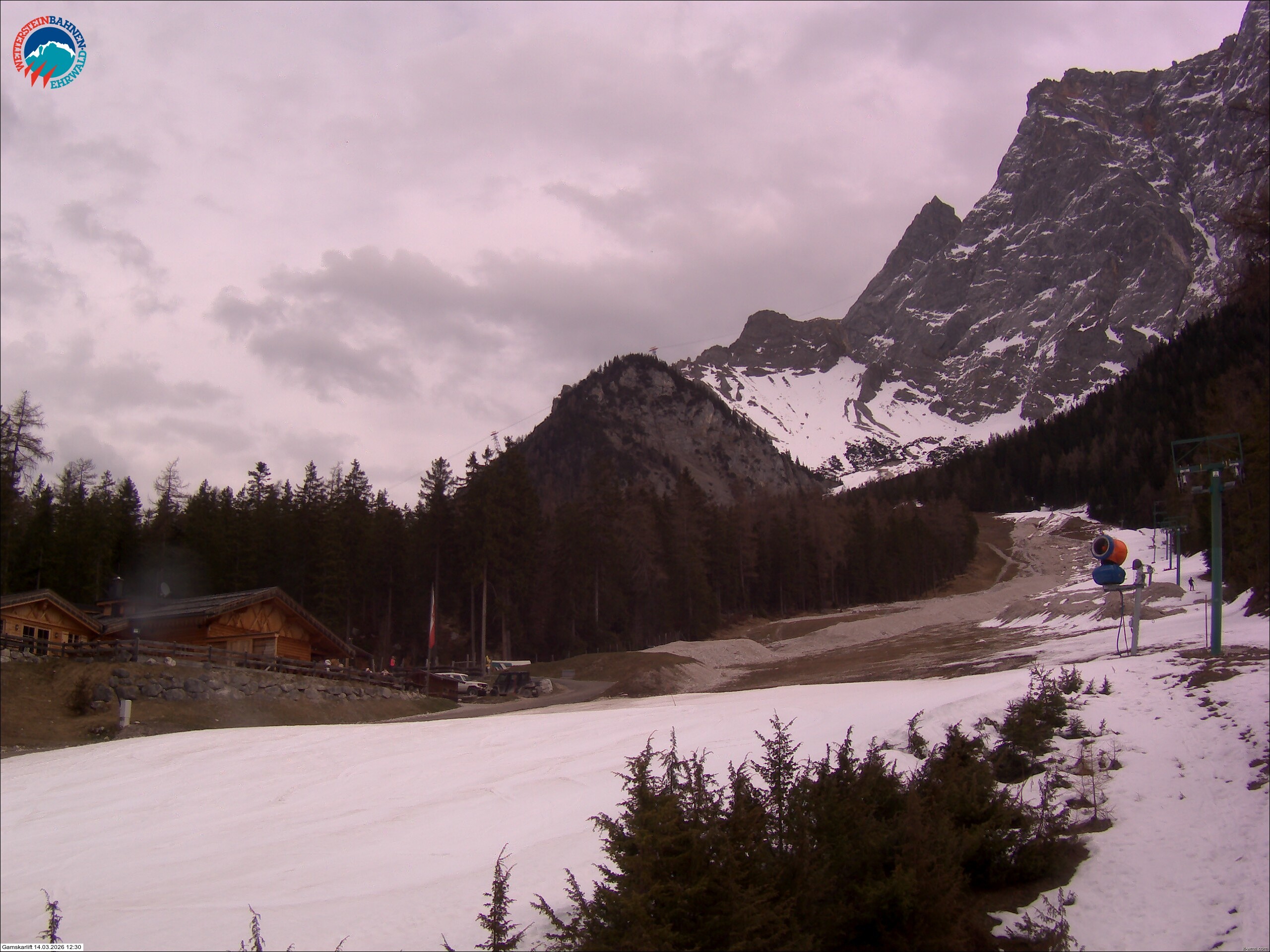 Archiv Foto Webcam Gamskarlift im Skigebiet Ehrwald