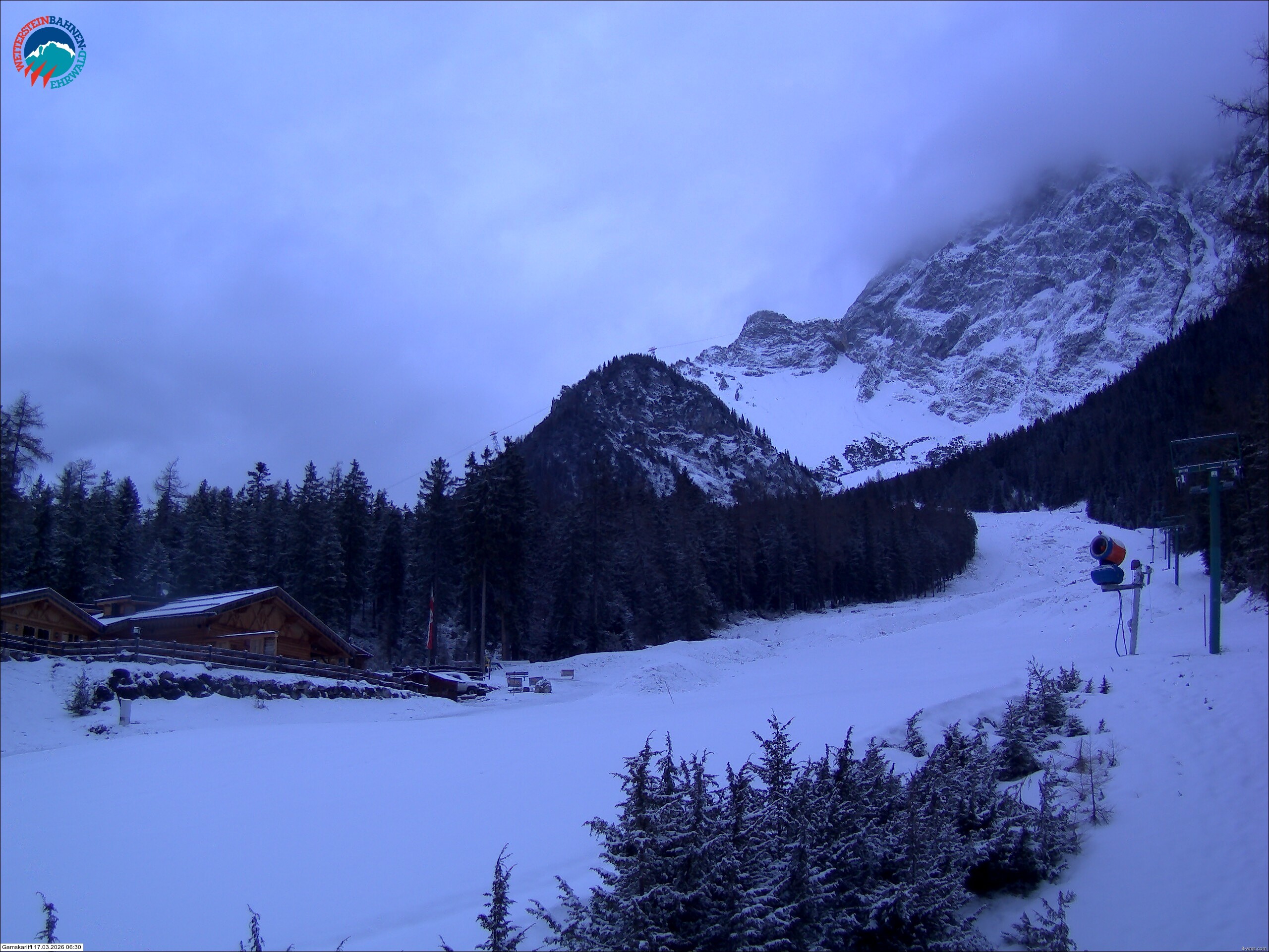 Archiv Foto Webcam Gamskarlift im Skigebiet Ehrwald