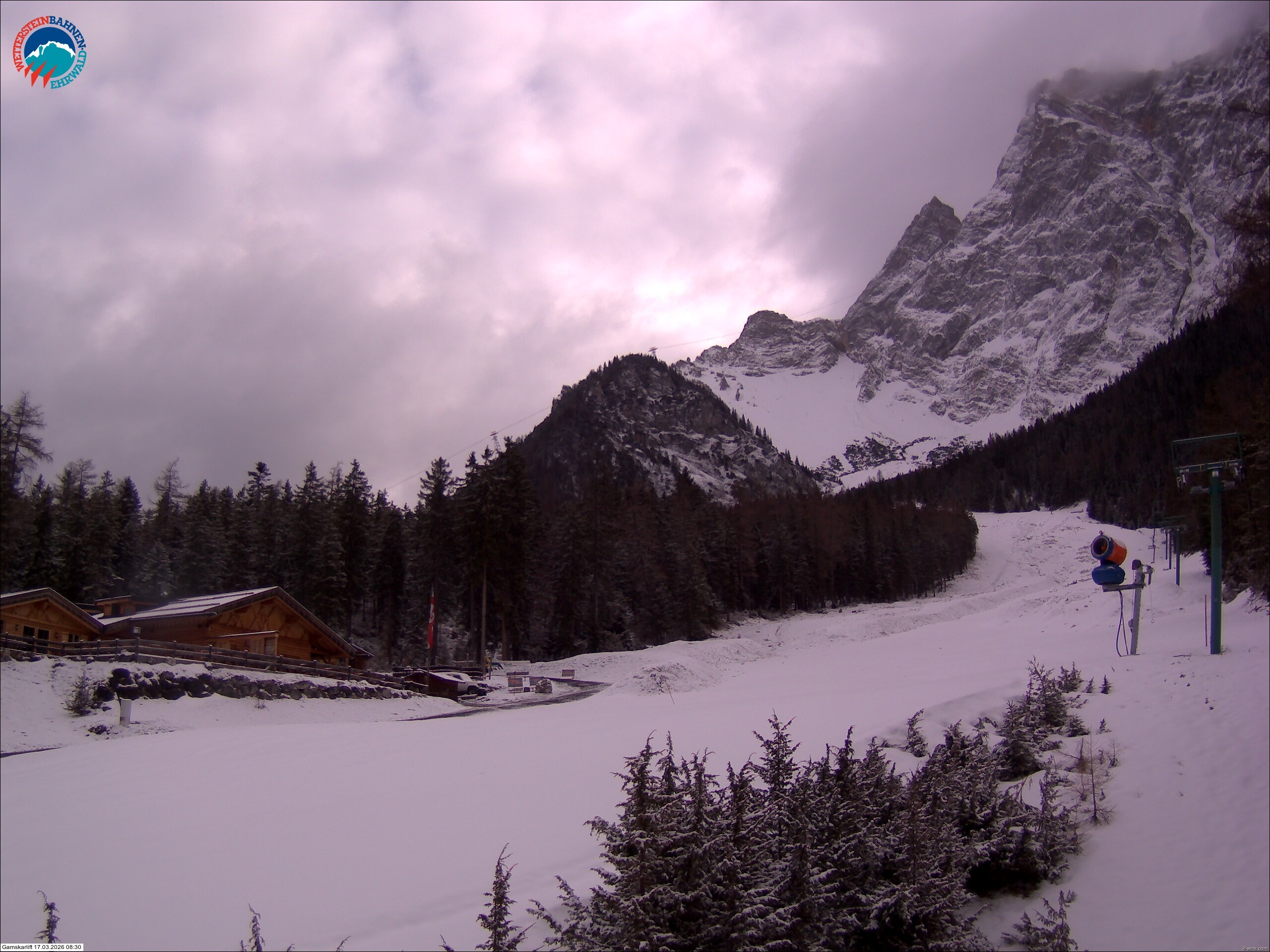 Archiv Foto Webcam Gamskarlift im Skigebiet Ehrwald