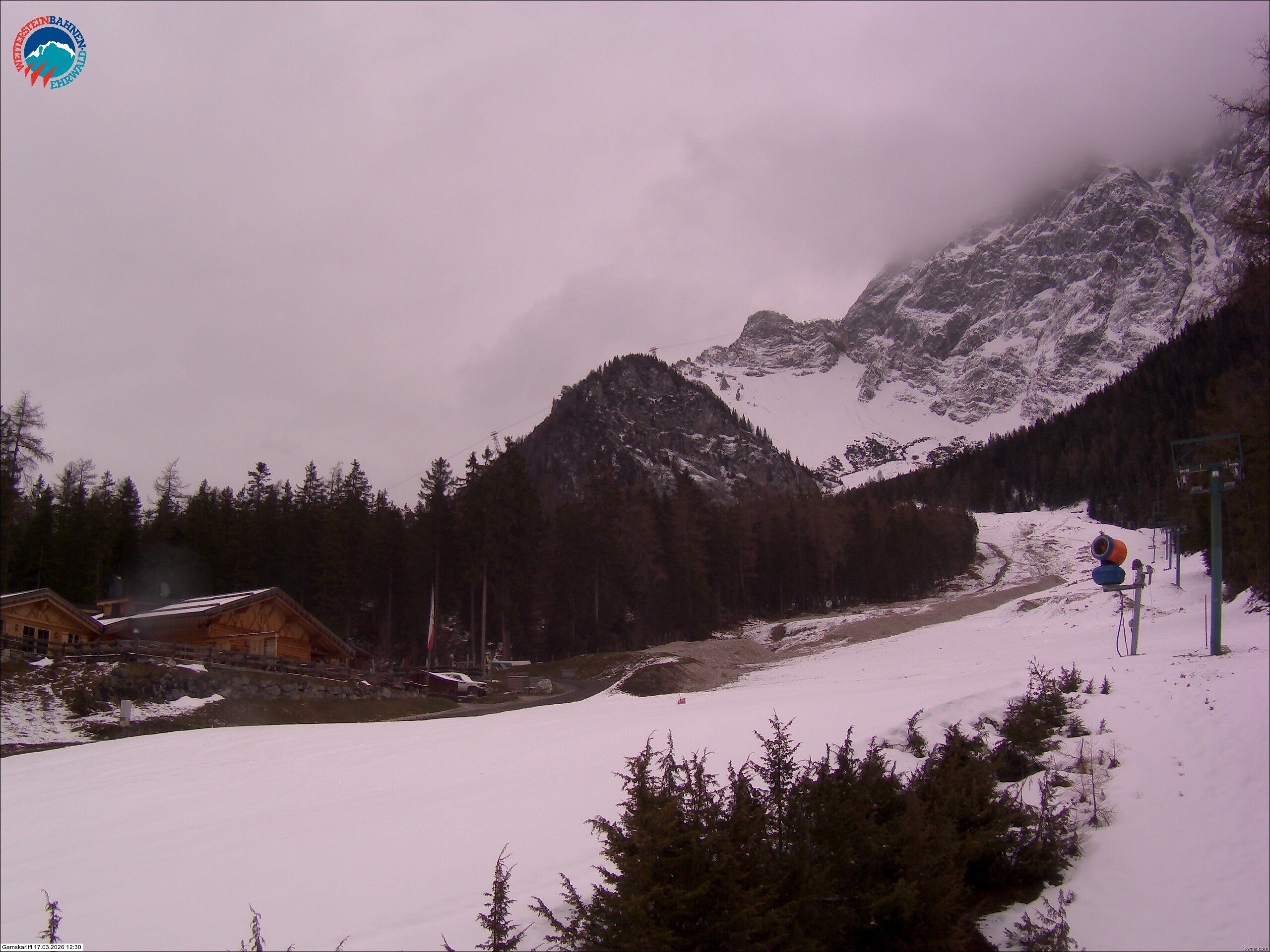 Archiv Foto Webcam Gamskarlift im Skigebiet Ehrwald