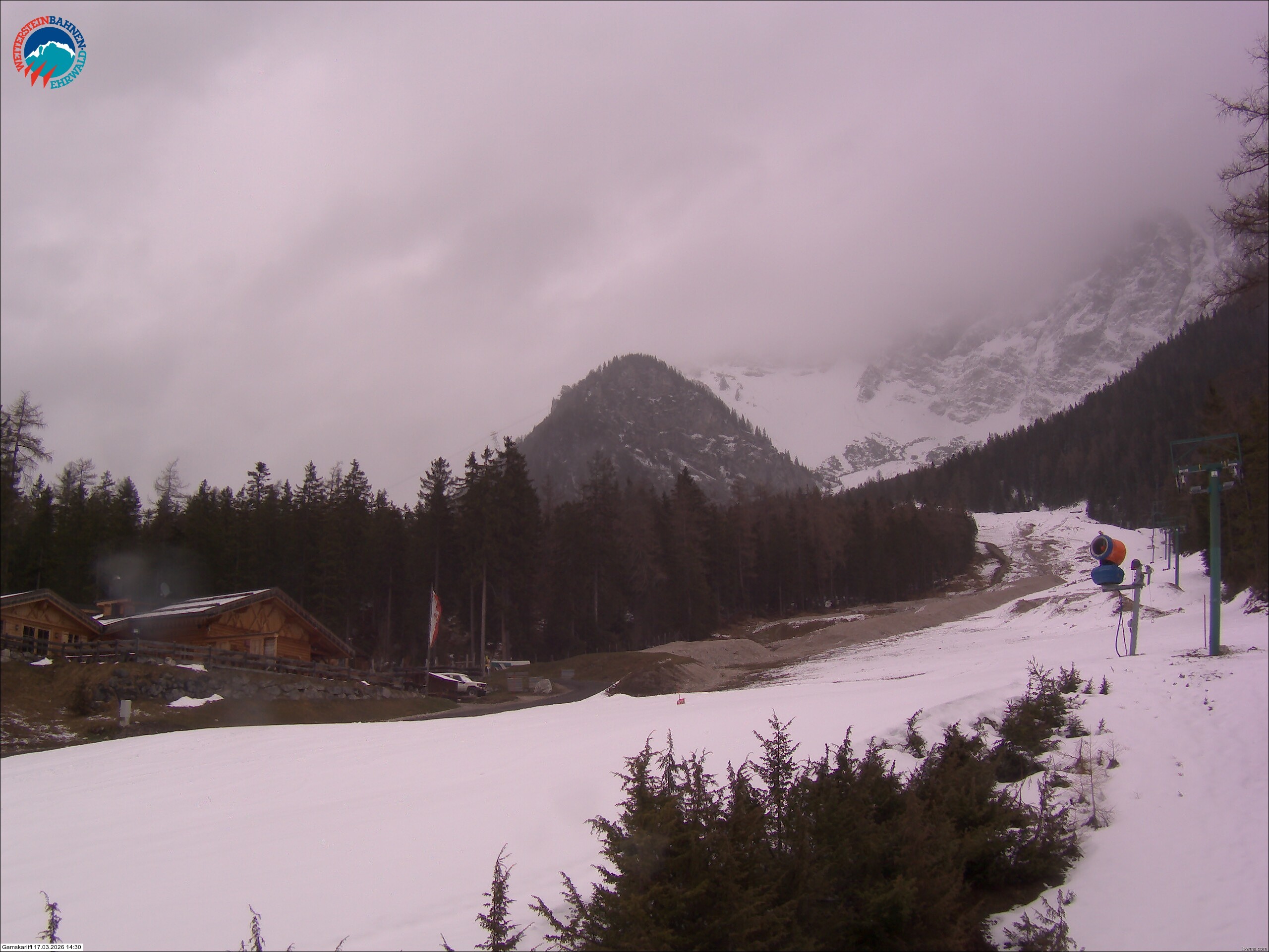 Archiv Foto Webcam Gamskarlift im Skigebiet Ehrwald