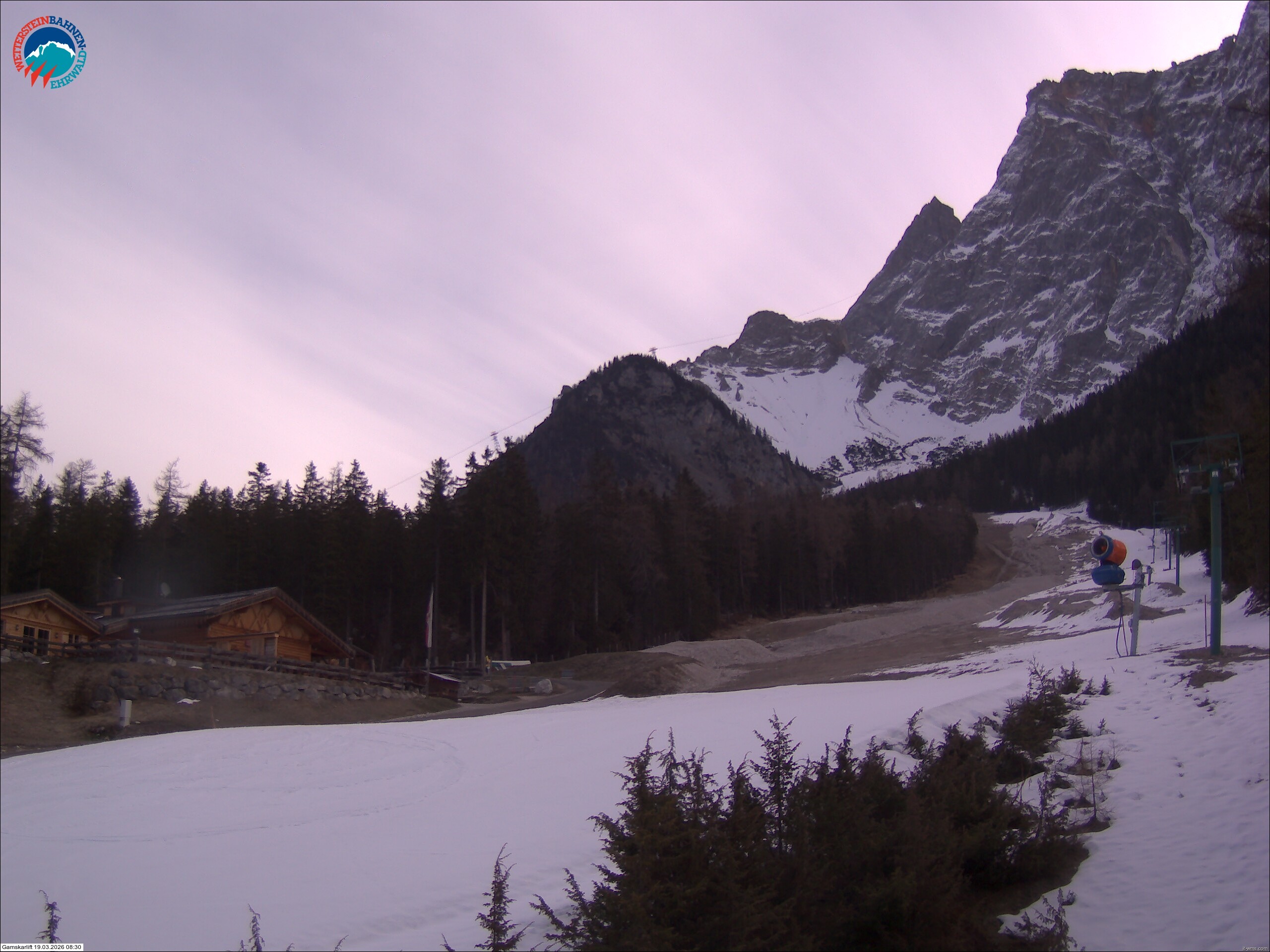 Archiv Foto Webcam Gamskarlift im Skigebiet Ehrwald
