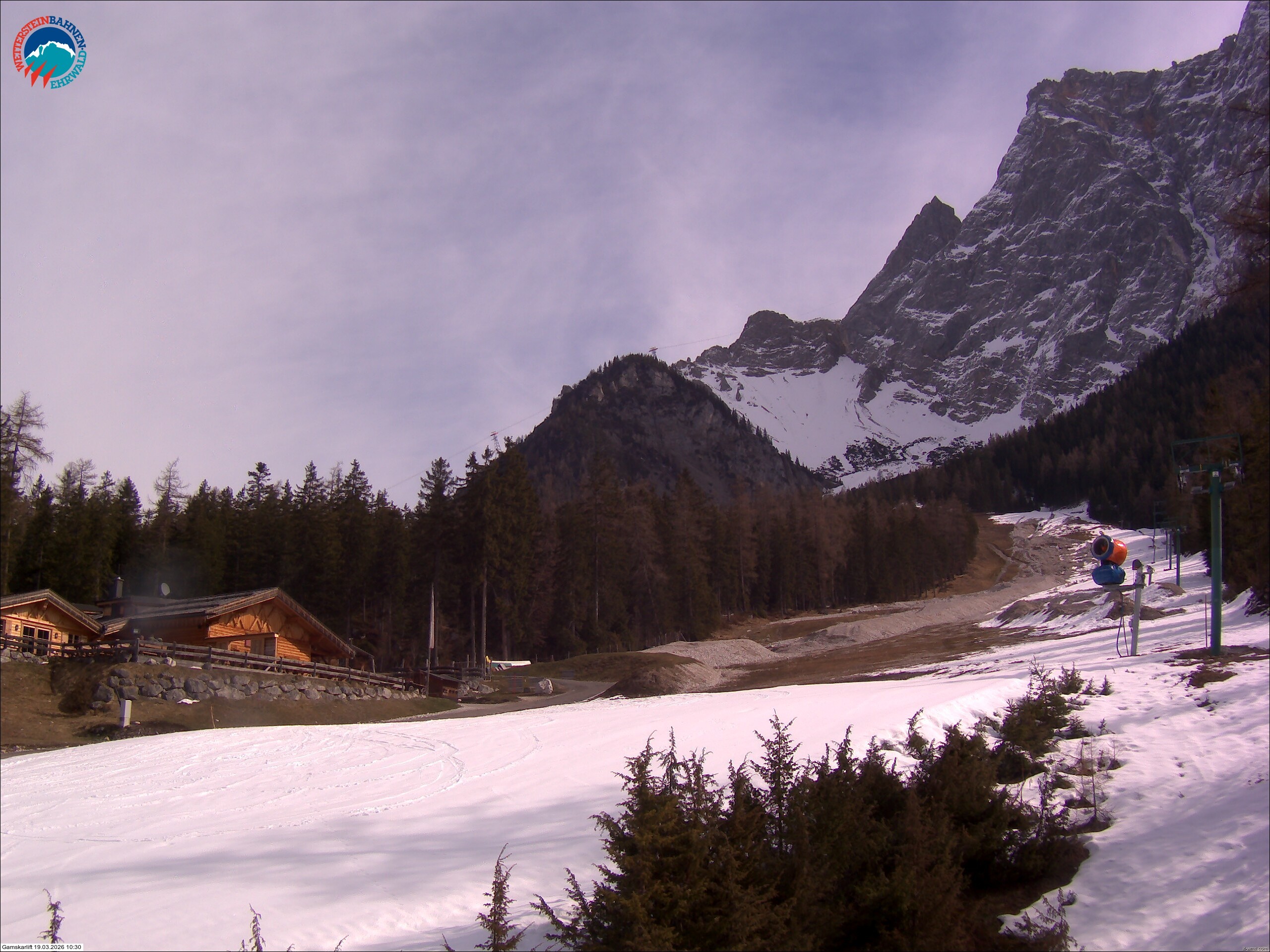 Archiv Foto Webcam Gamskarlift im Skigebiet Ehrwald