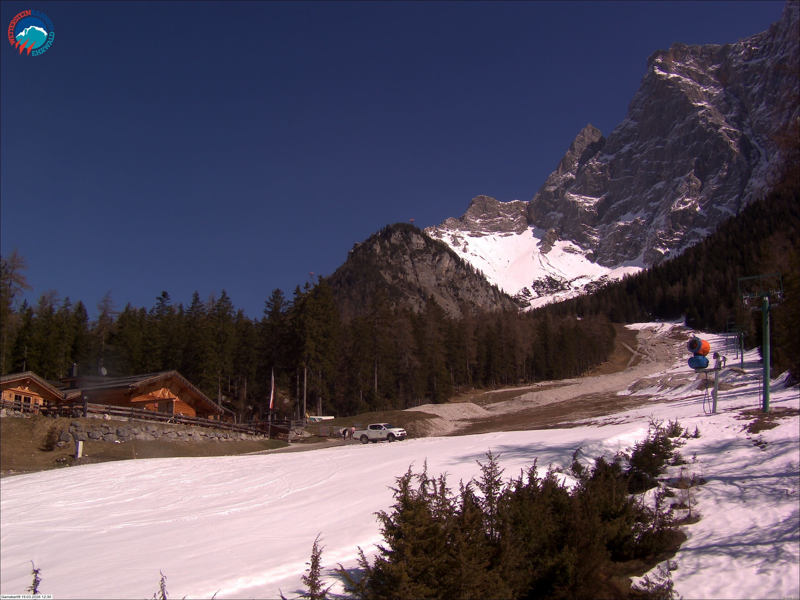 Archiv Foto Webcam Gamskarlift im Skigebiet Ehrwald