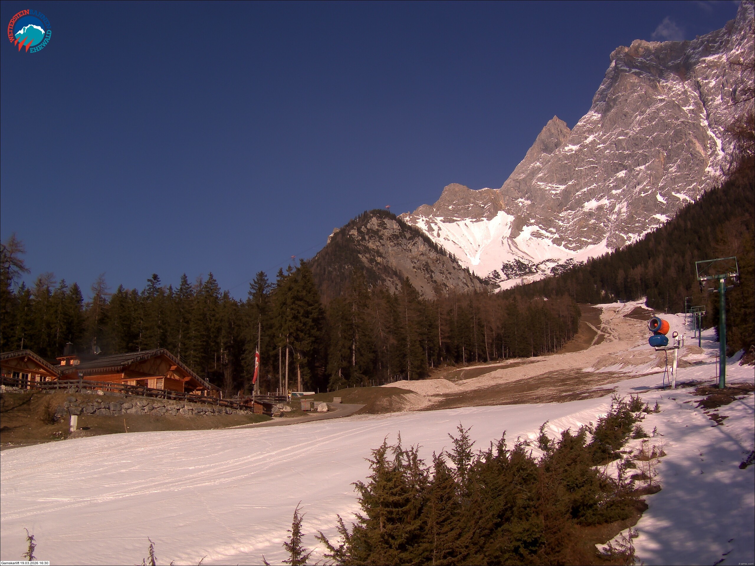Archiv Foto Webcam Gamskarlift im Skigebiet Ehrwald