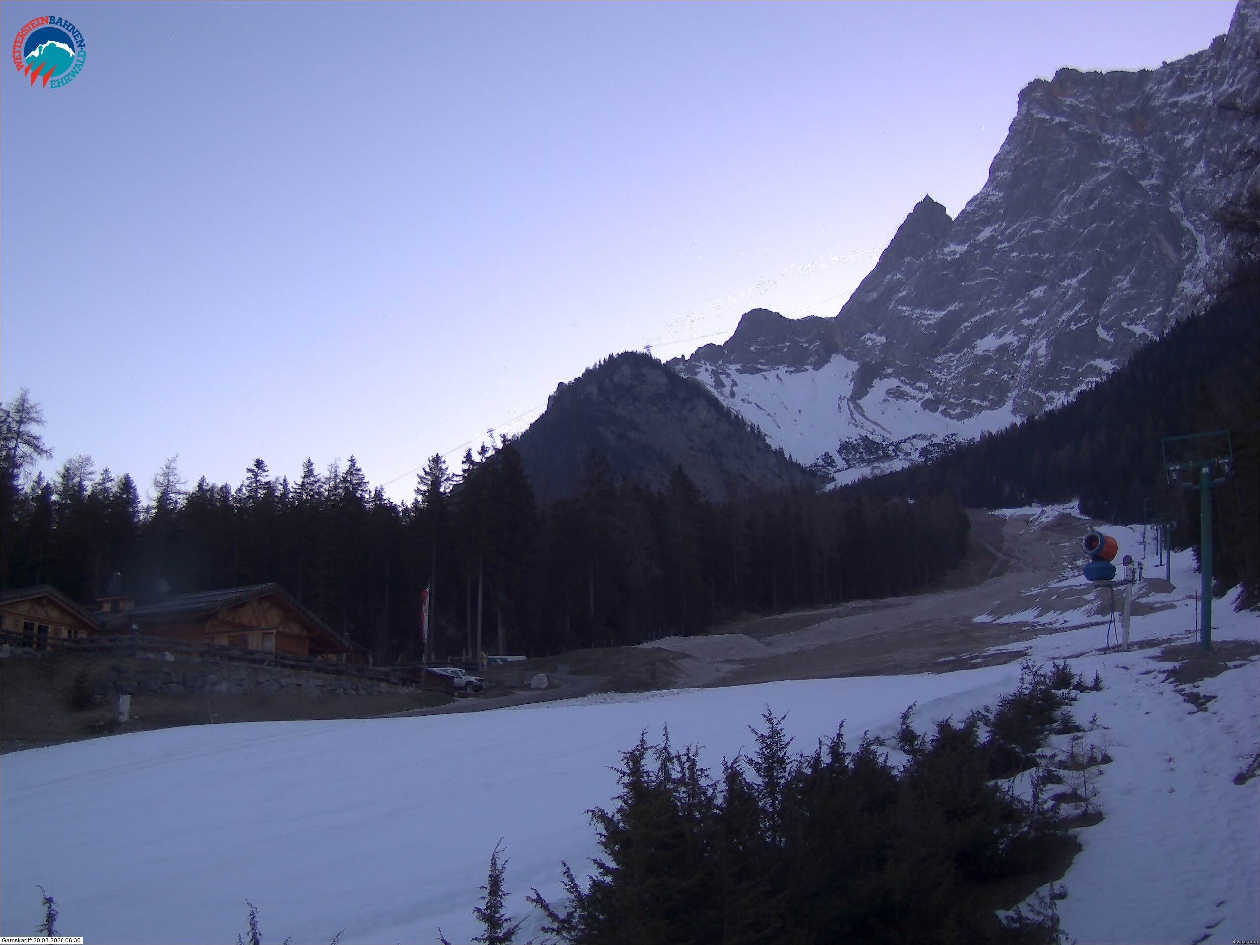 Archiv Foto Webcam Gamskarlift im Skigebiet Ehrwald
