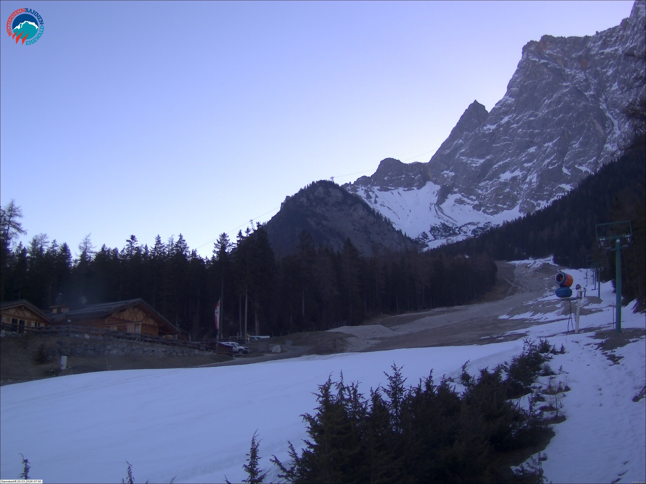 Archiv Foto Webcam Gamskarlift im Skigebiet Ehrwald