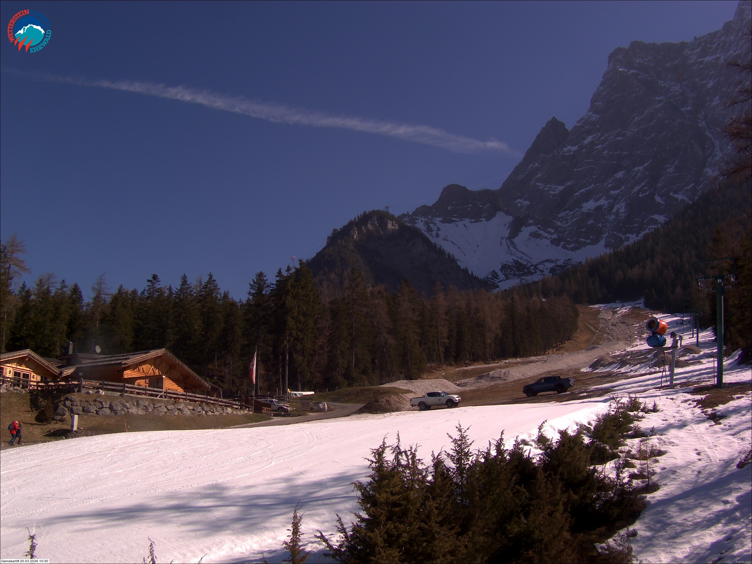 Archiv Foto Webcam Gamskarlift im Skigebiet Ehrwald