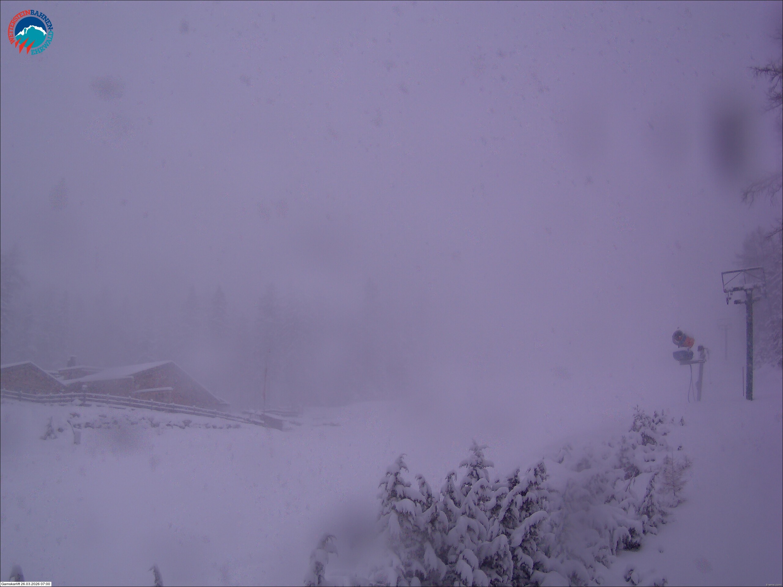 Archiv Foto Webcam Gamskarlift im Skigebiet Ehrwald