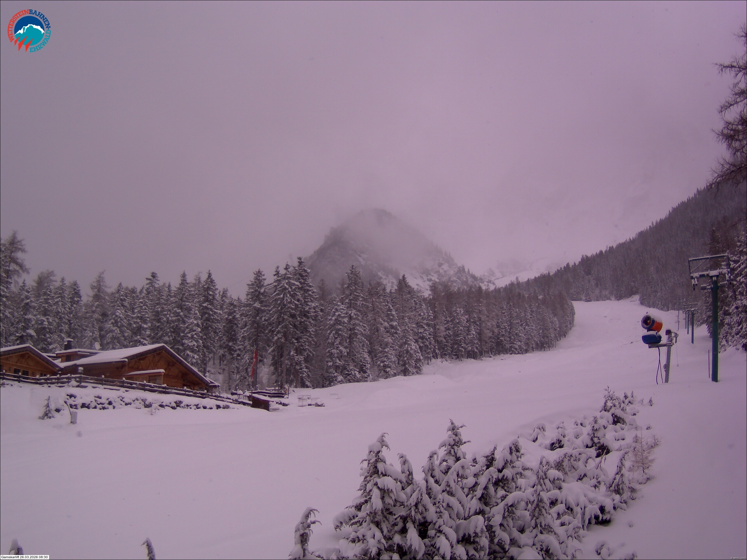 Archiv Foto Webcam Gamskarlift im Skigebiet Ehrwald