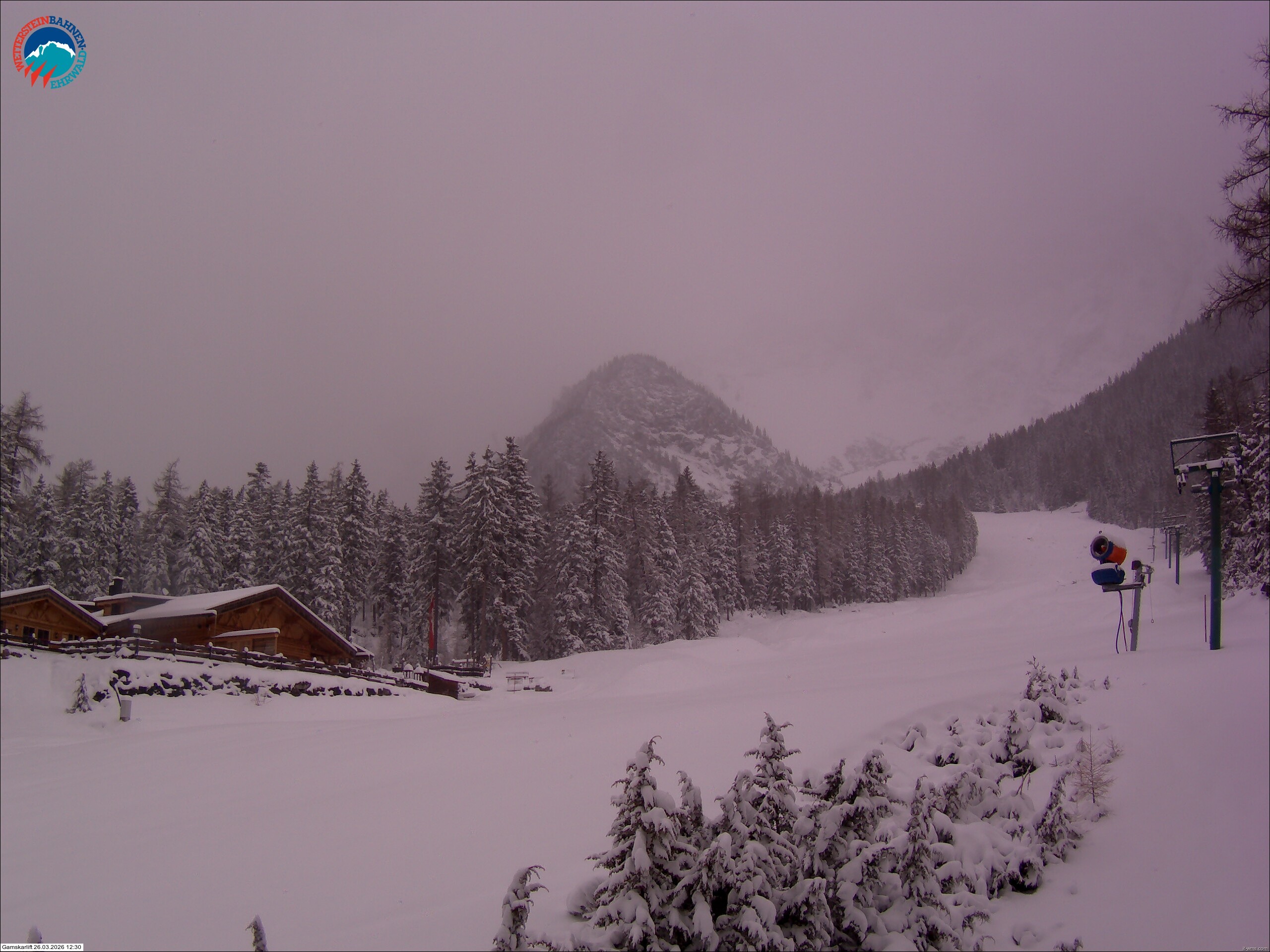 Archiv Foto Webcam Gamskarlift im Skigebiet Ehrwald