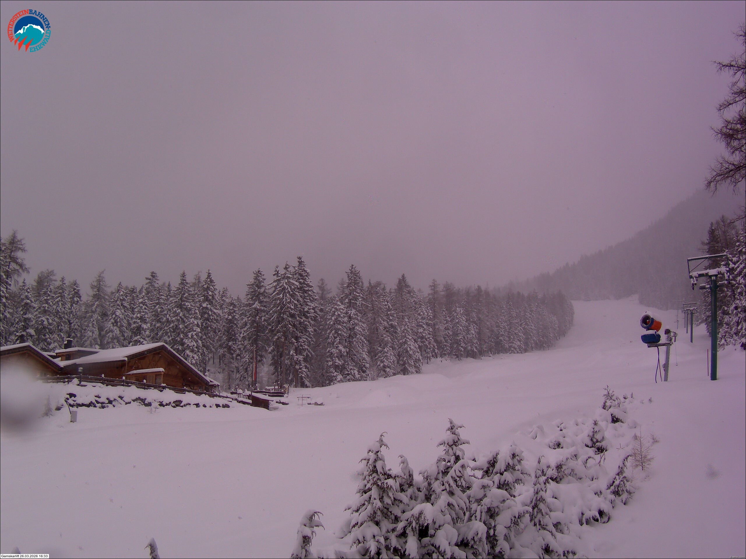 Archiv Foto Webcam Gamskarlift im Skigebiet Ehrwald