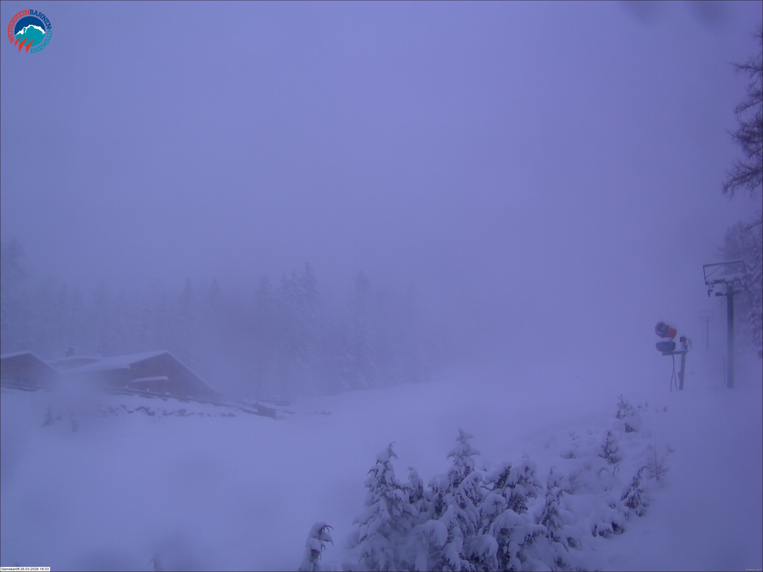 Archiv Foto Webcam Gamskarlift im Skigebiet Ehrwald