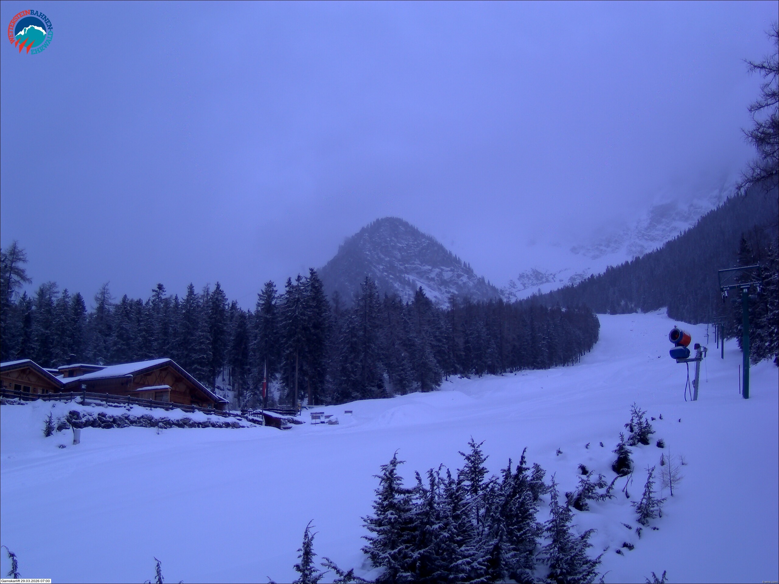Archiv Foto Webcam Gamskarlift im Skigebiet Ehrwald