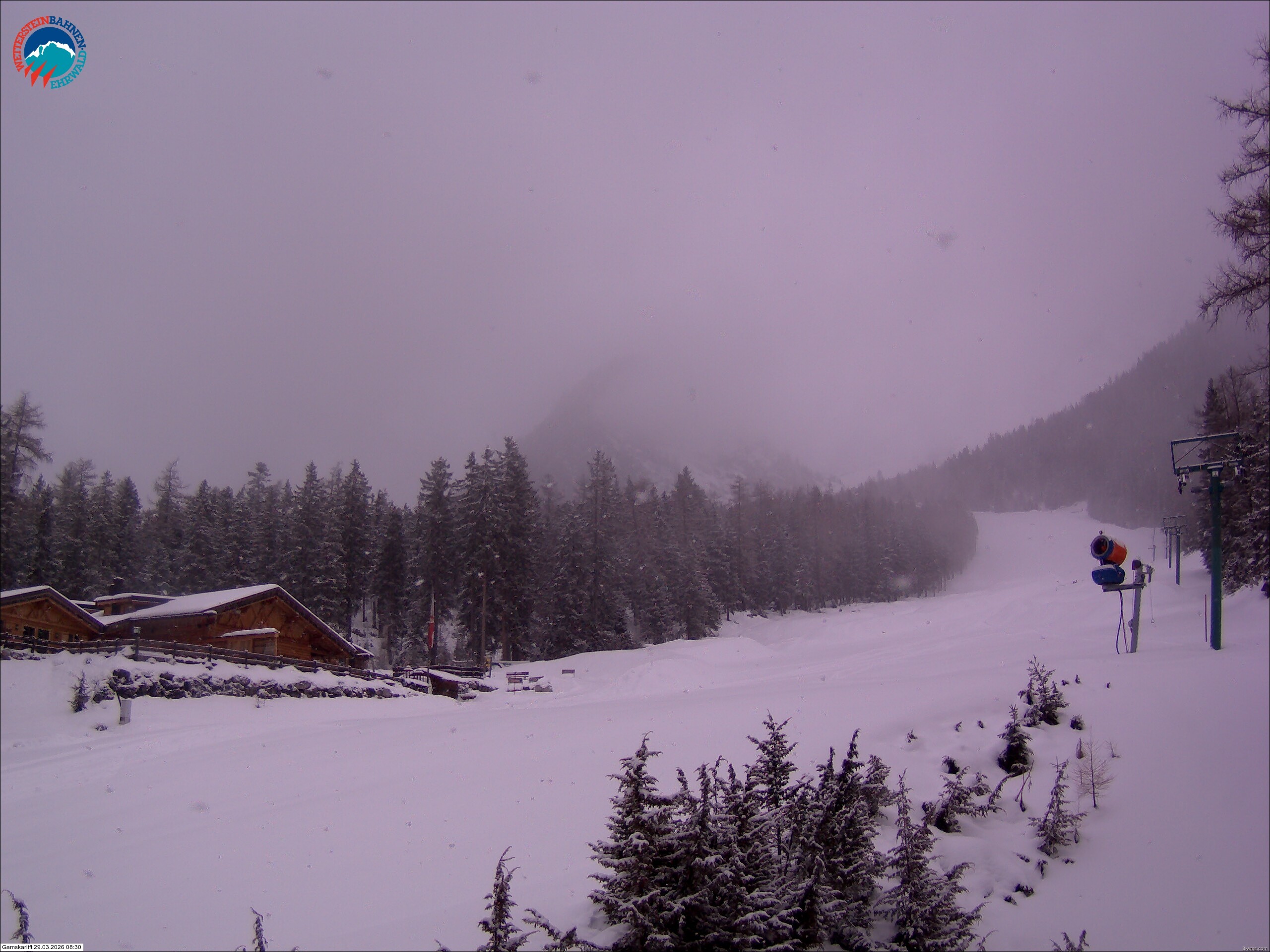 Archiv Foto Webcam Gamskarlift im Skigebiet Ehrwald